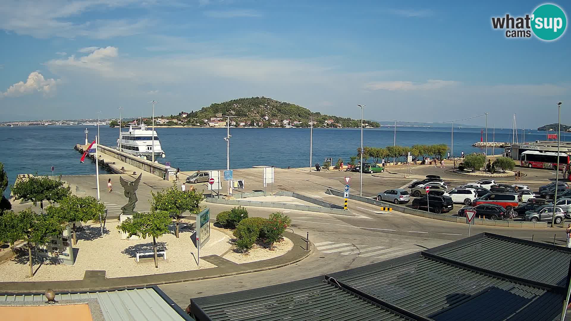 Webcam Ugljan – Preko Ferry to Zadar