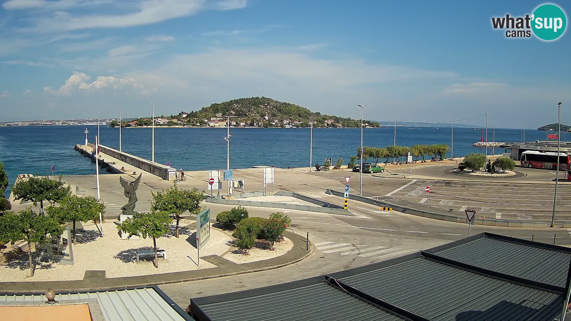 Webcam Ugliano – terminal traghetto da Preko a Zara