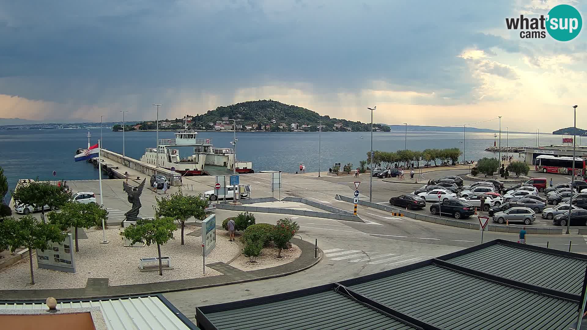 Webcam Ugliano – terminal traghetto da Preko a Zara
