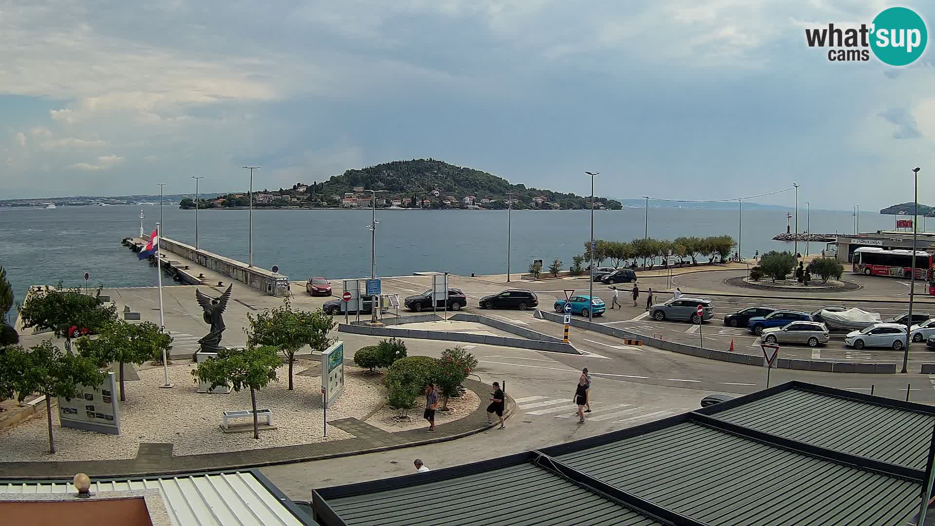 Web kamera Ugljan – Preko trajekt za Zadar