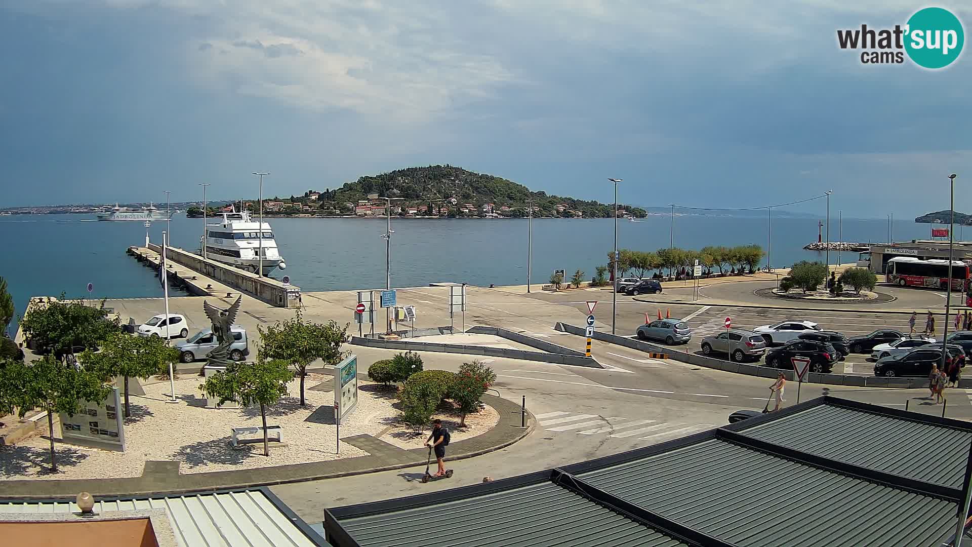 Webcam Ugliano – terminal traghetto da Preko a Zara