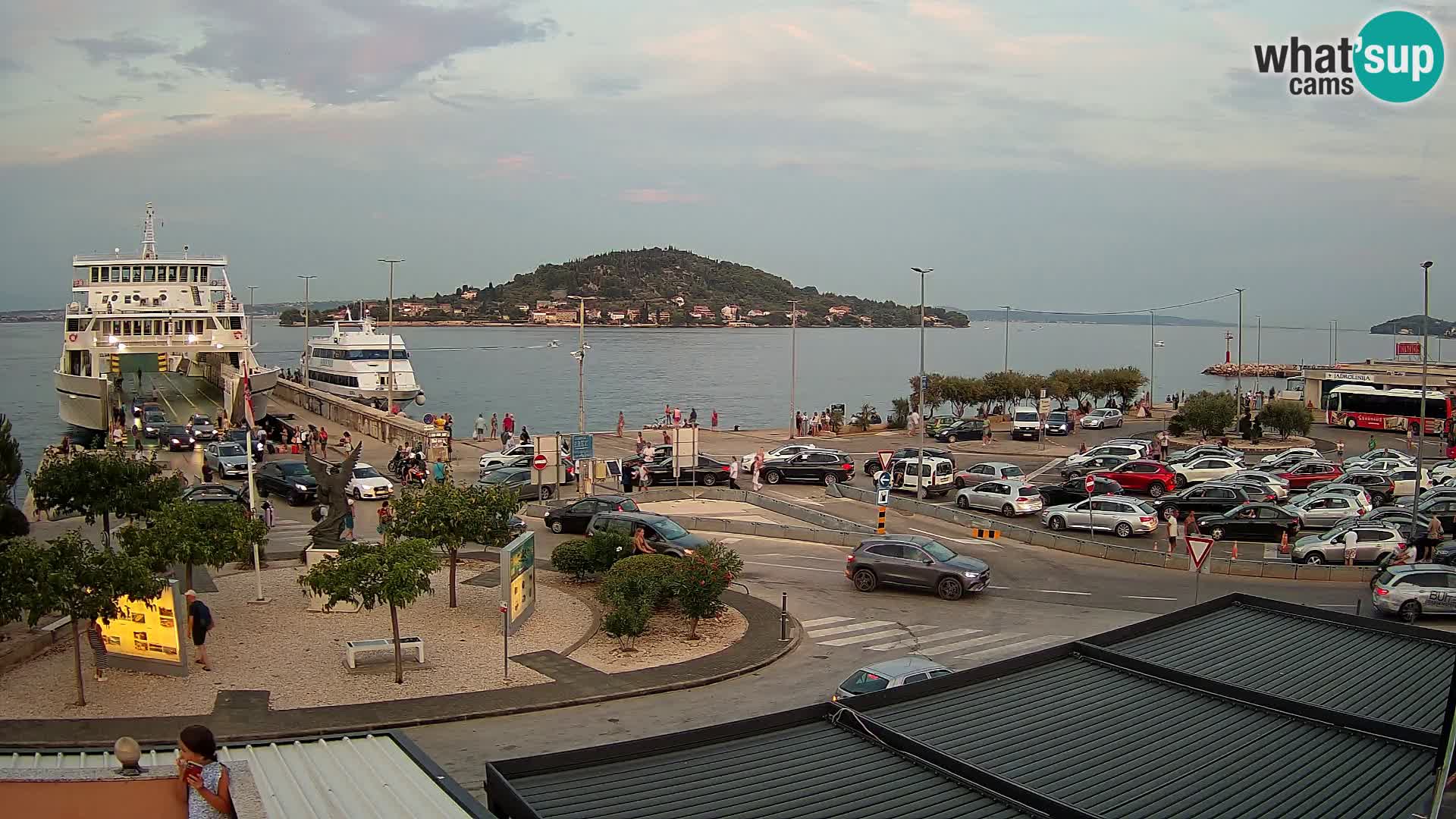 Webcam Ugliano – terminal traghetto da Preko a Zara