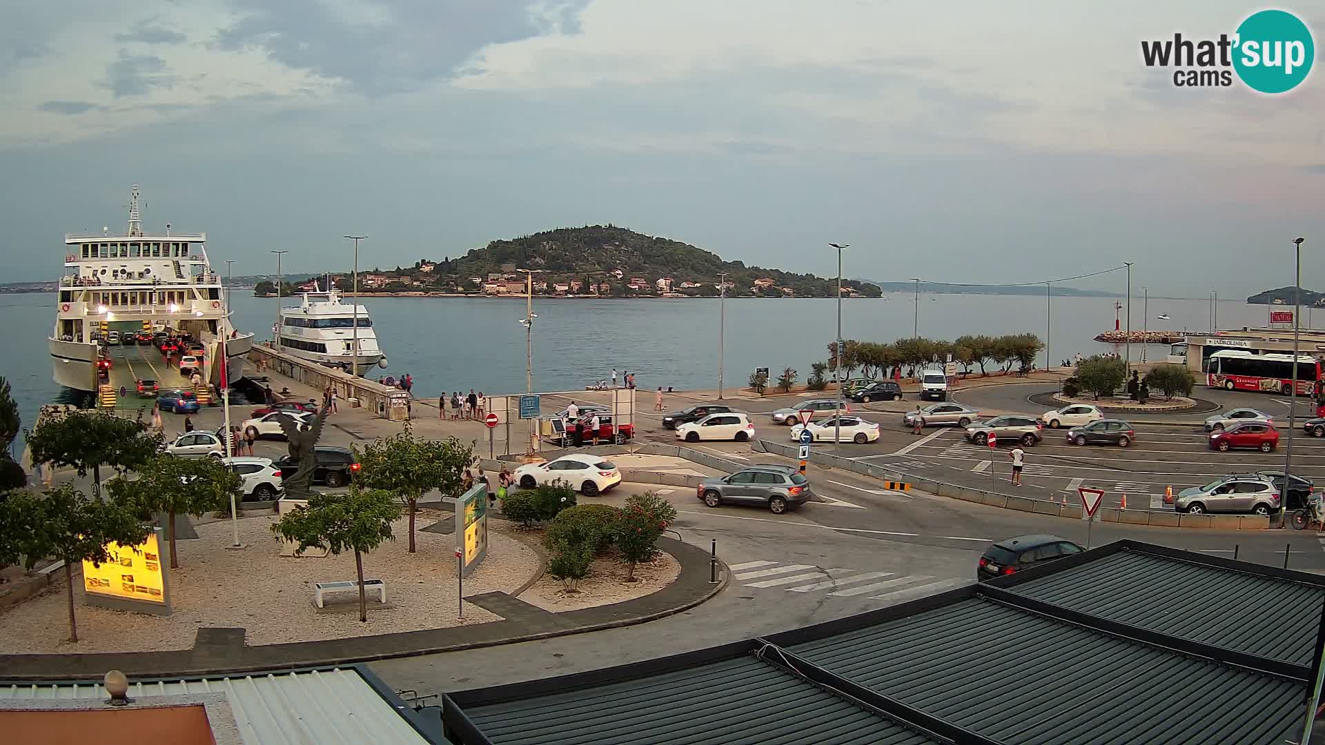 Webcam Ugljan – Preko Ferry to Zadar