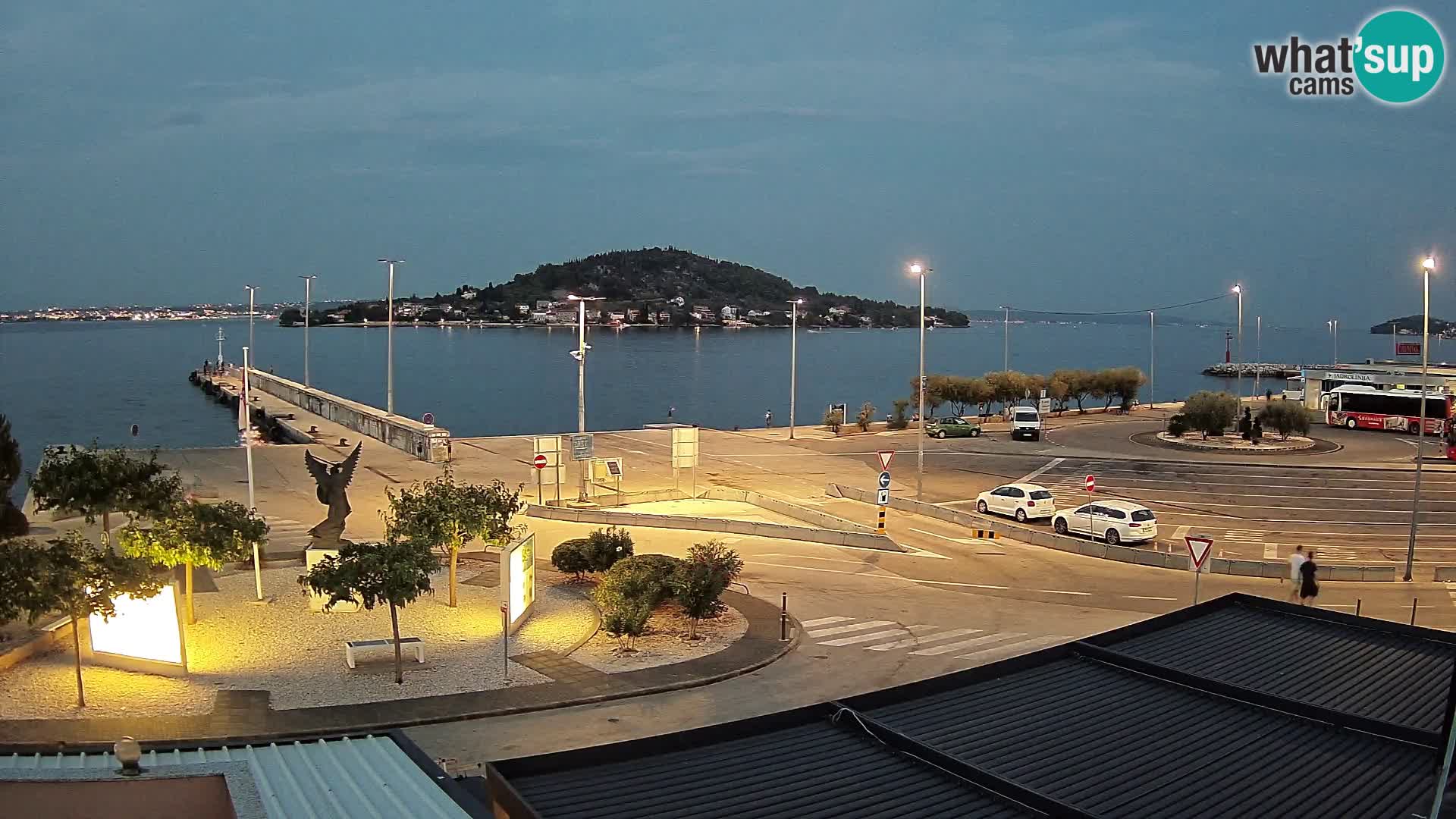 Webcam Ugliano – terminal traghetto da Preko a Zara