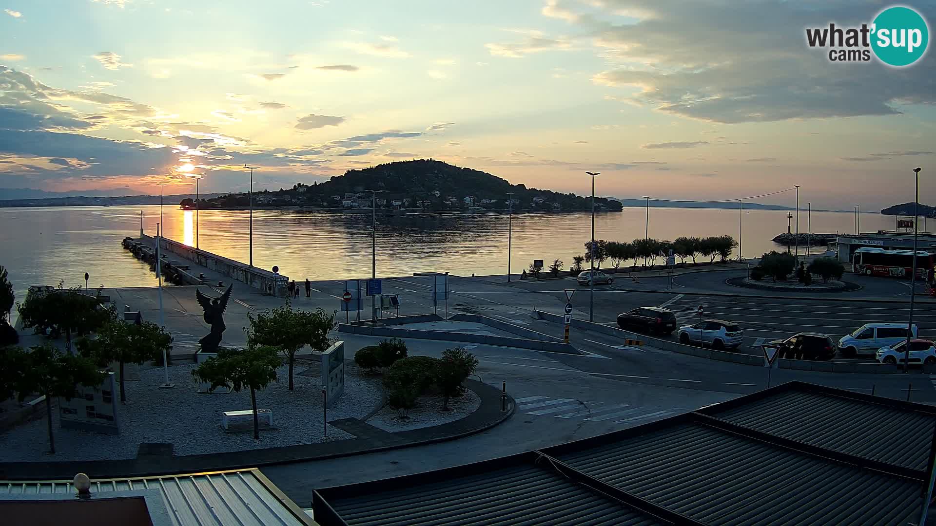 Spletna kamera Ugljan – trajekt Preko – Zadar