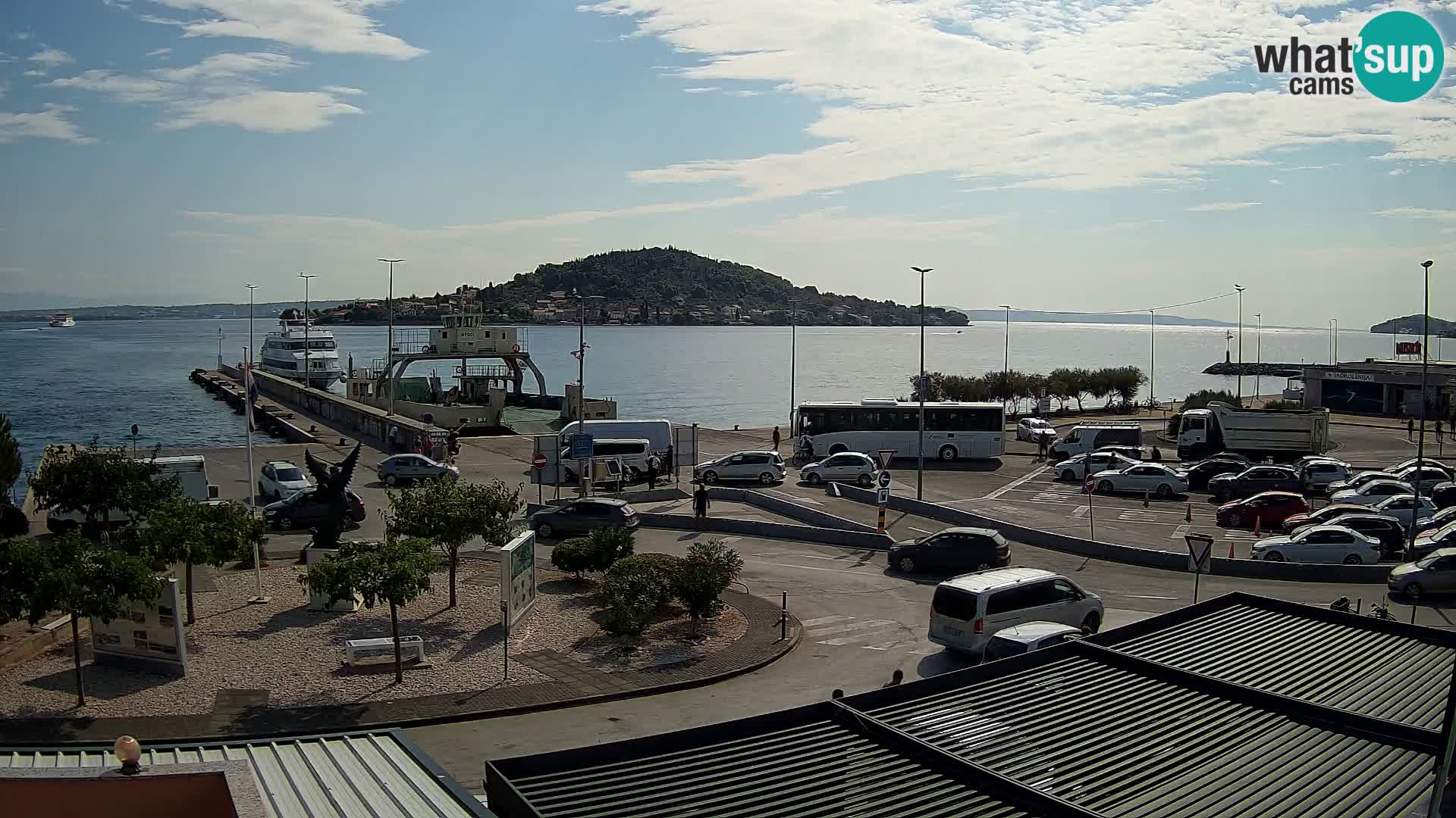 Webcam Ugljan – Preko Ferry to Zadar