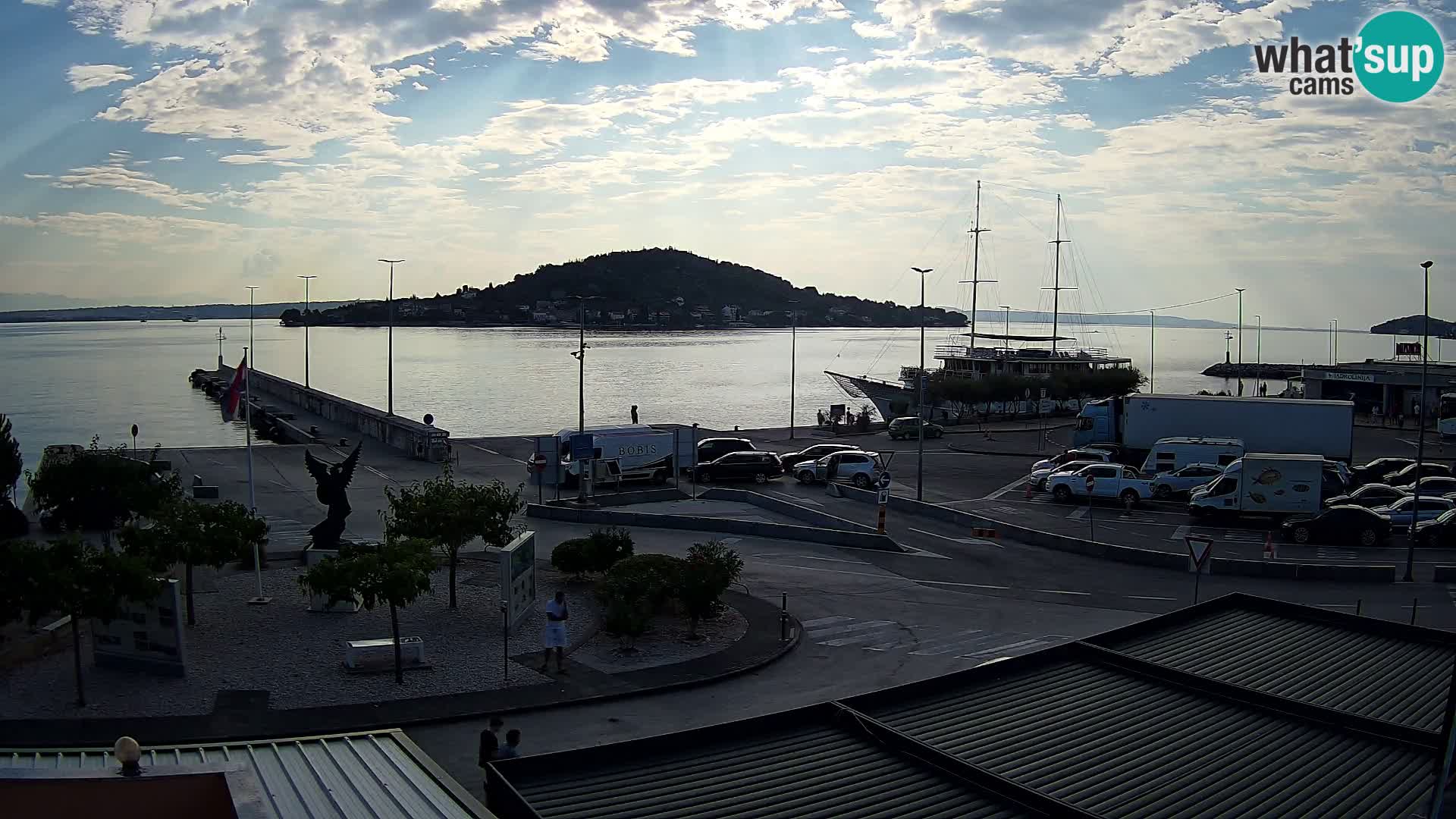 Spletna kamera Ugljan – trajekt Preko – Zadar