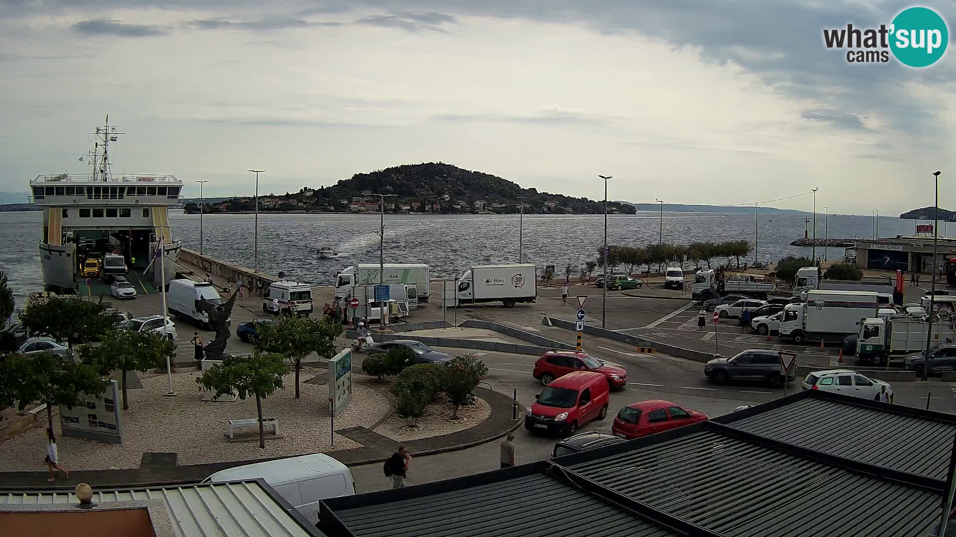 Webcam Ugljan – Preko Ferry to Zadar