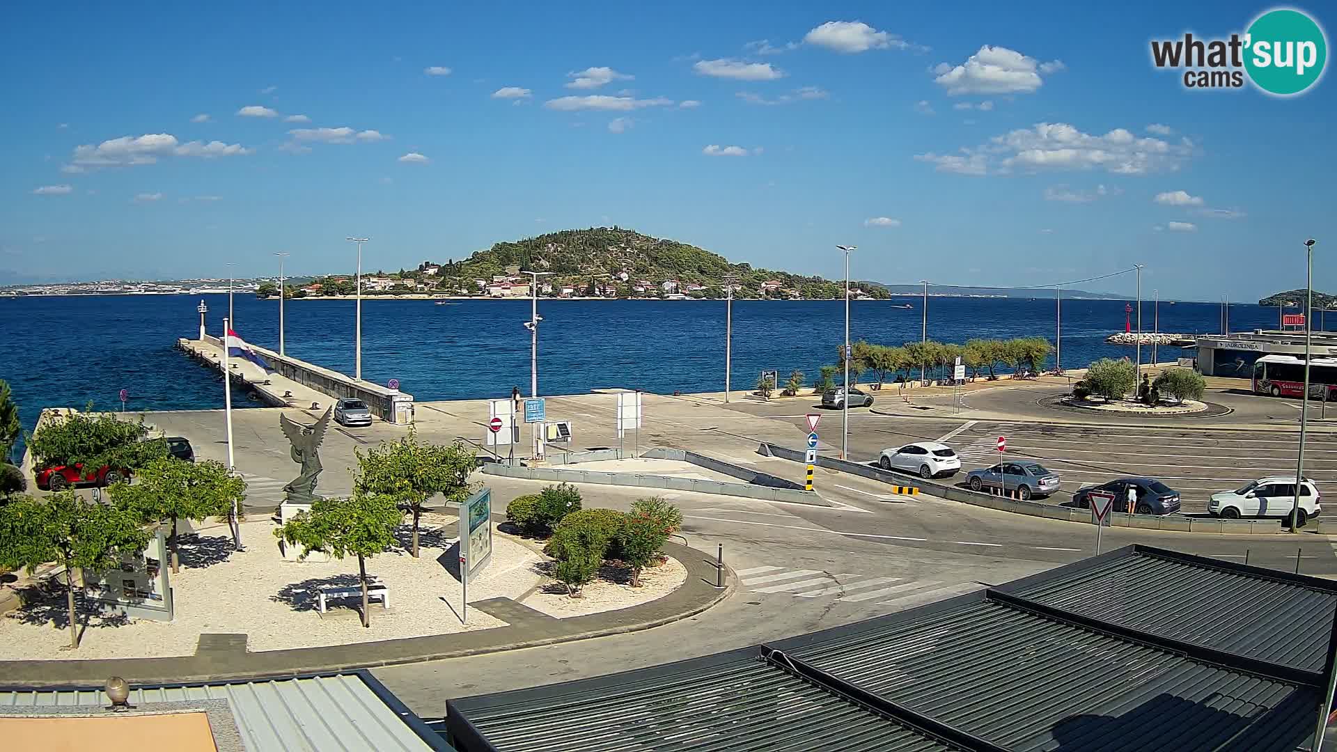 Webcam Ugljan – Preko Ferry to Zadar