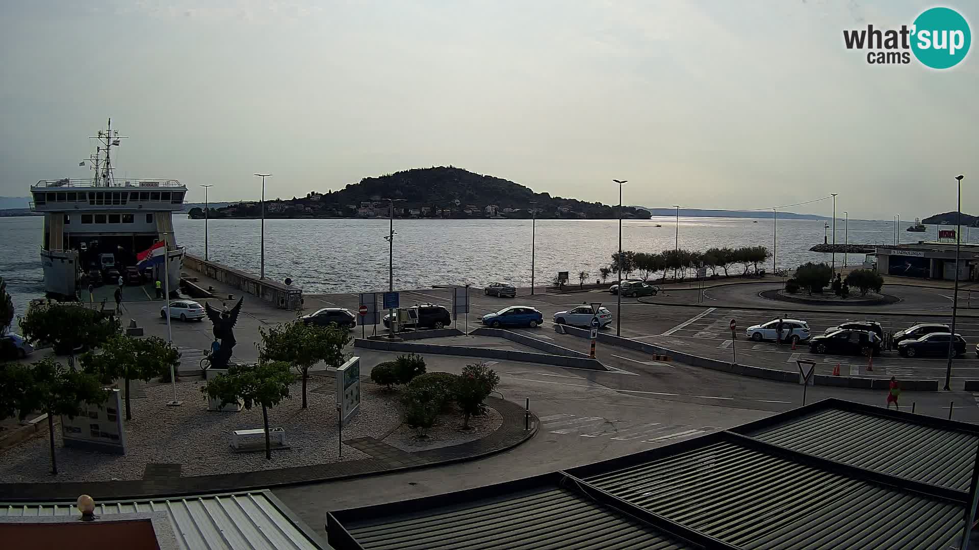 Spletna kamera Ugljan – trajekt Preko – Zadar