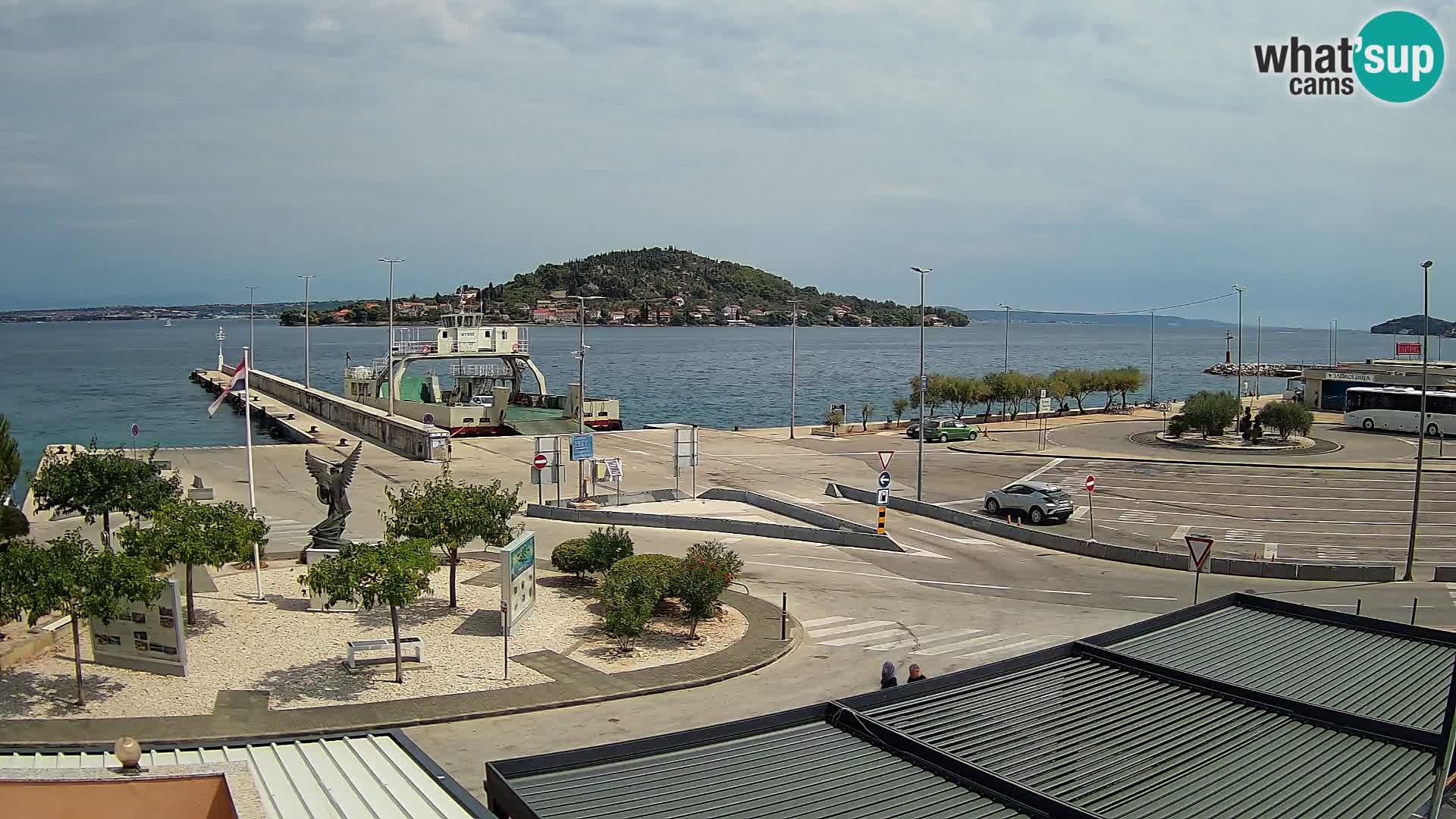 Webcam Ugljan – Preko Ferry to Zadar