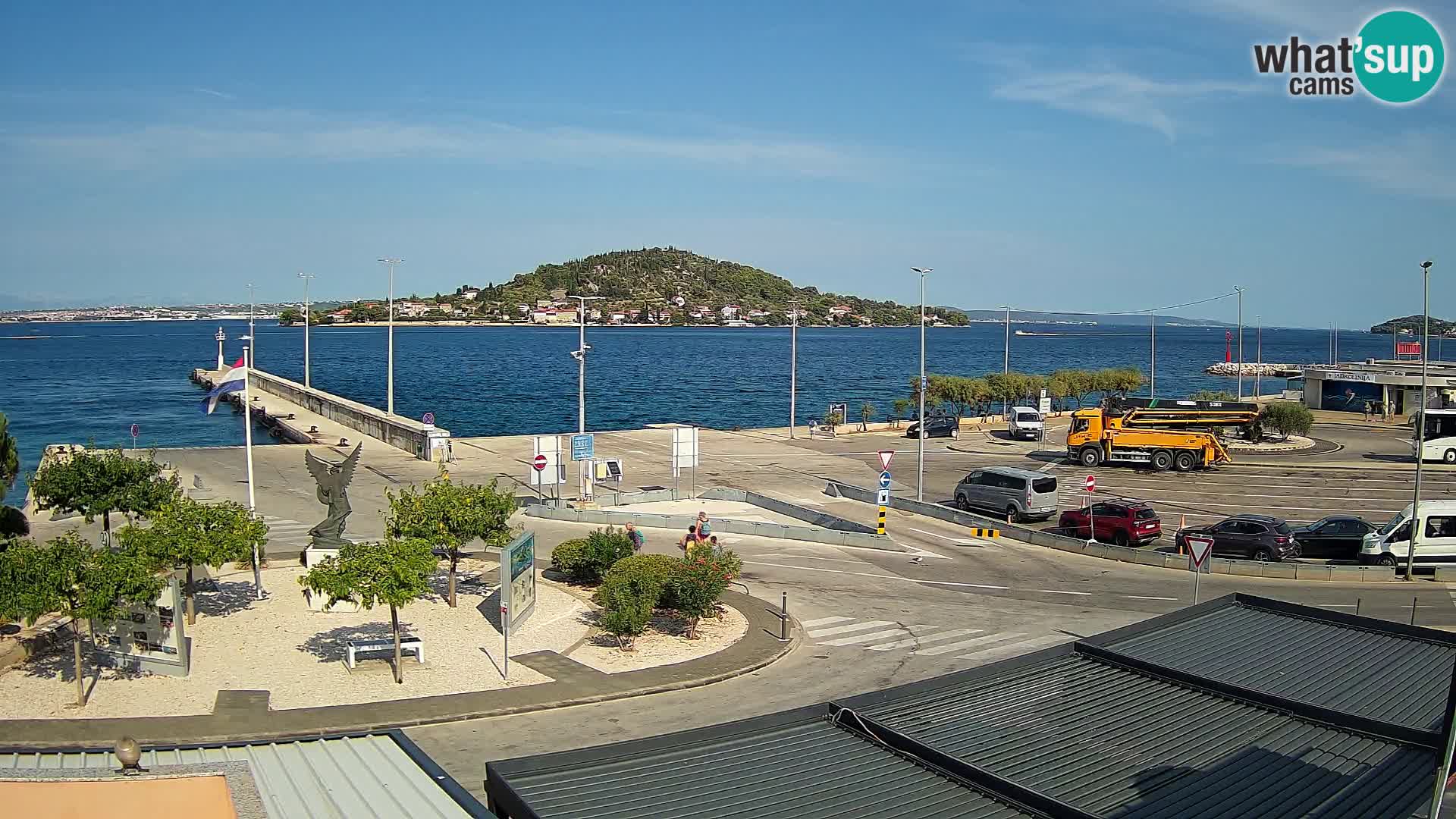 Spletna kamera Ugljan – trajekt Preko – Zadar