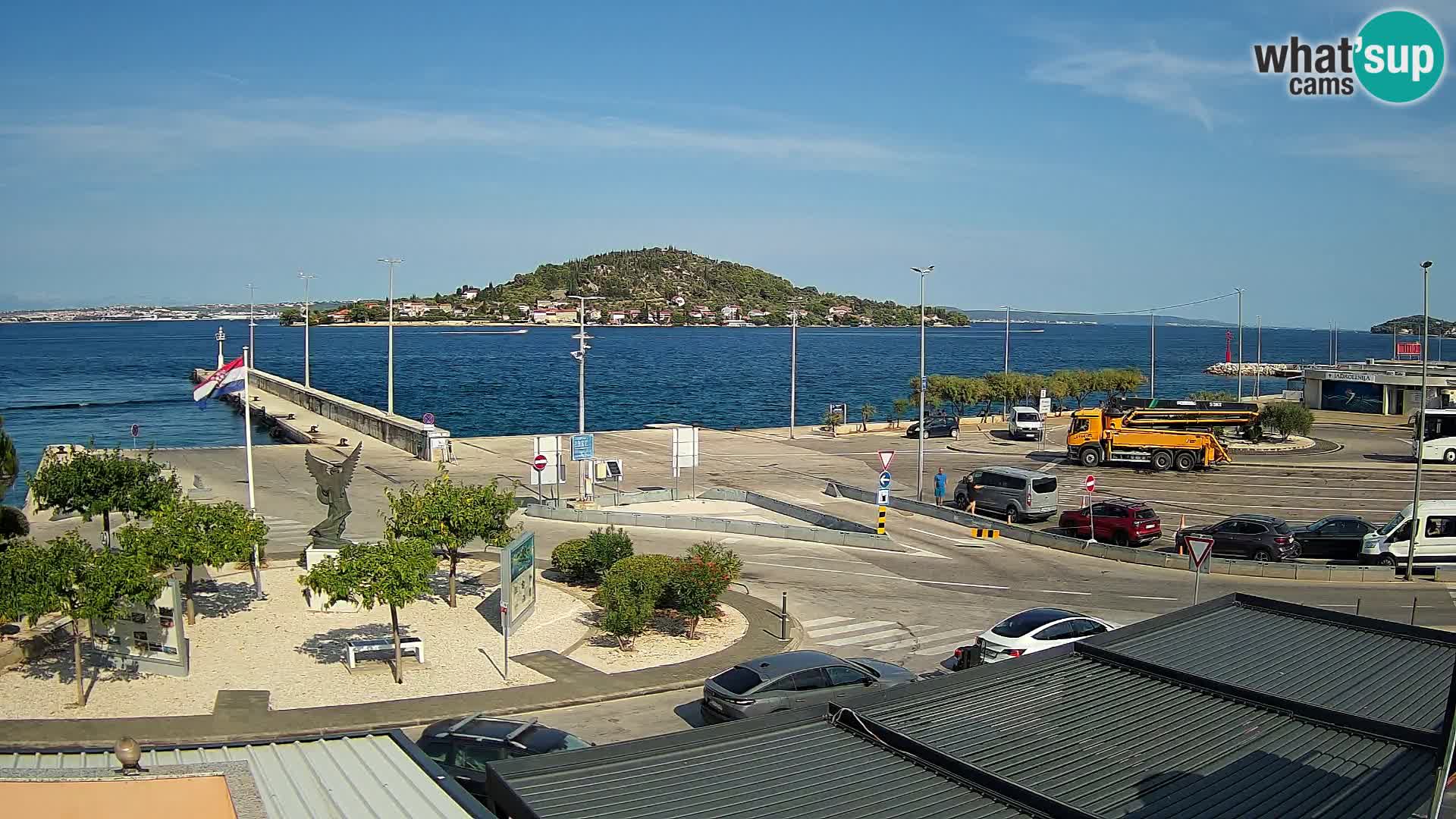 Webcam Ugljan – Preko Ferry to Zadar