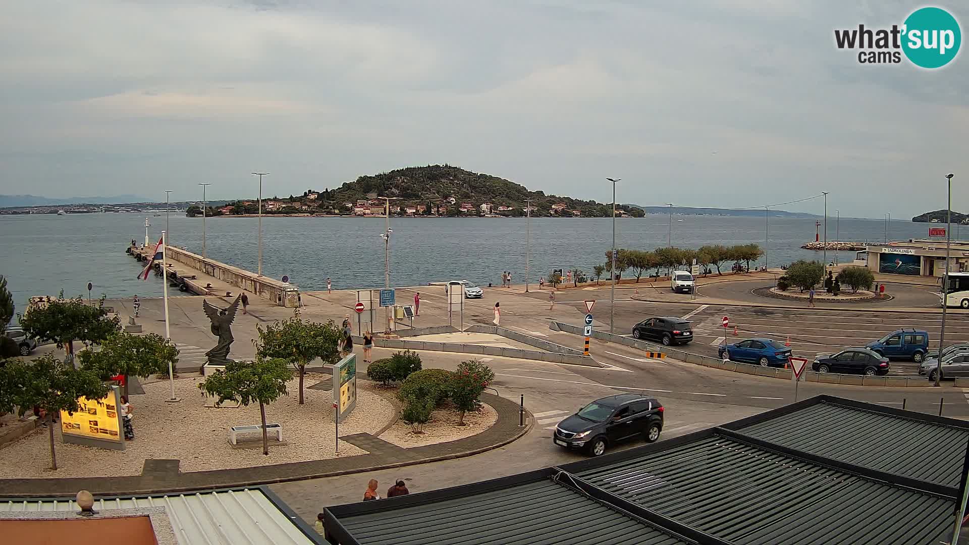 Webcam Ugljan – Preko Ferry to Zadar