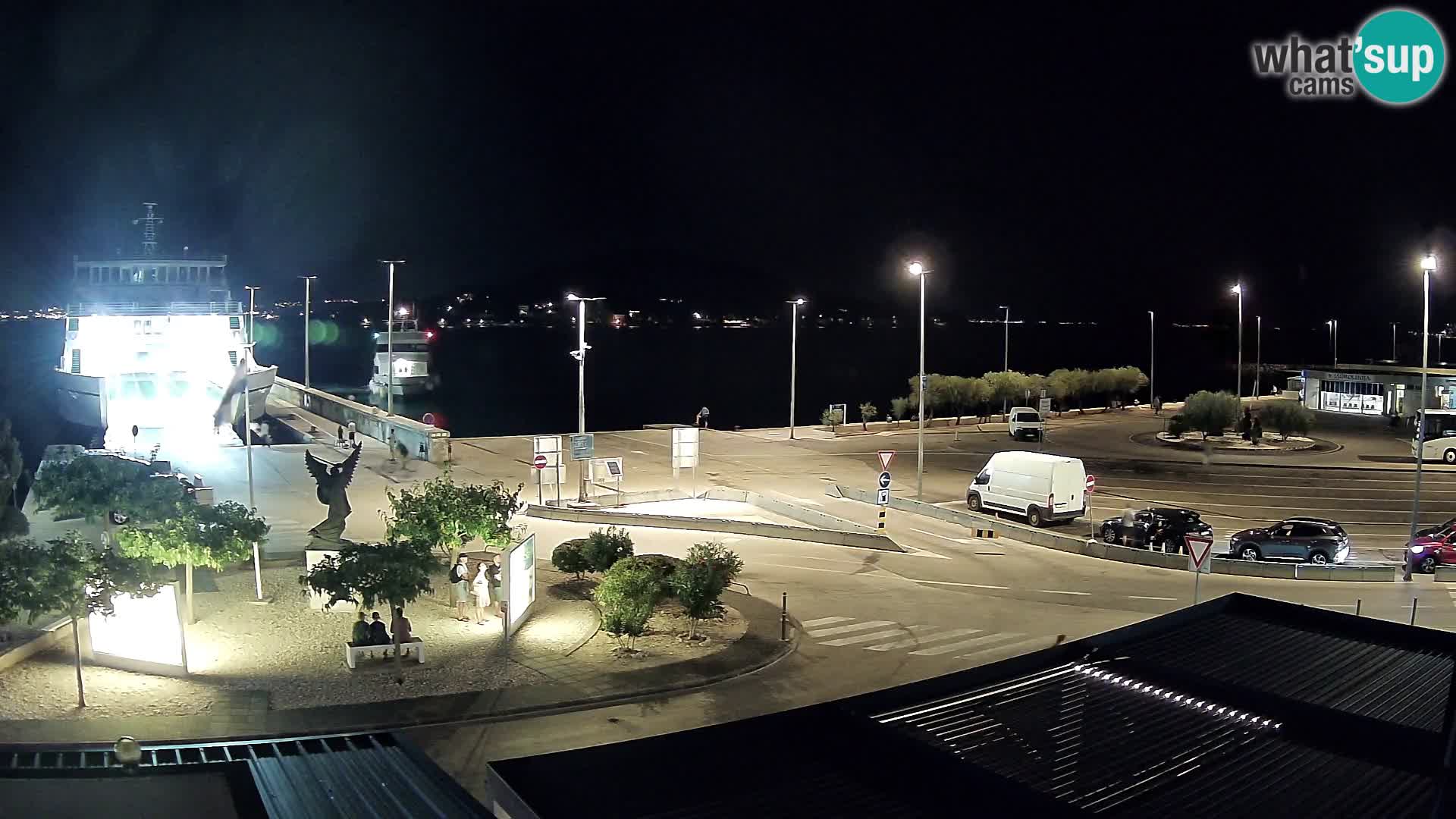 Spletna kamera Ugljan – trajekt Preko – Zadar