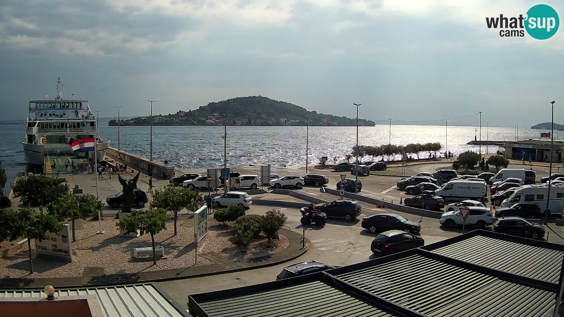 Webcam Ugljan – Preko Ferry to Zadar