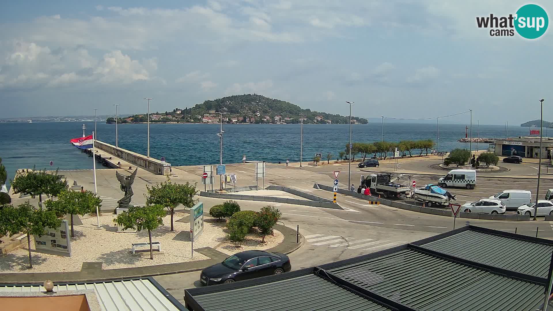 Spletna kamera Ugljan – trajekt Preko – Zadar