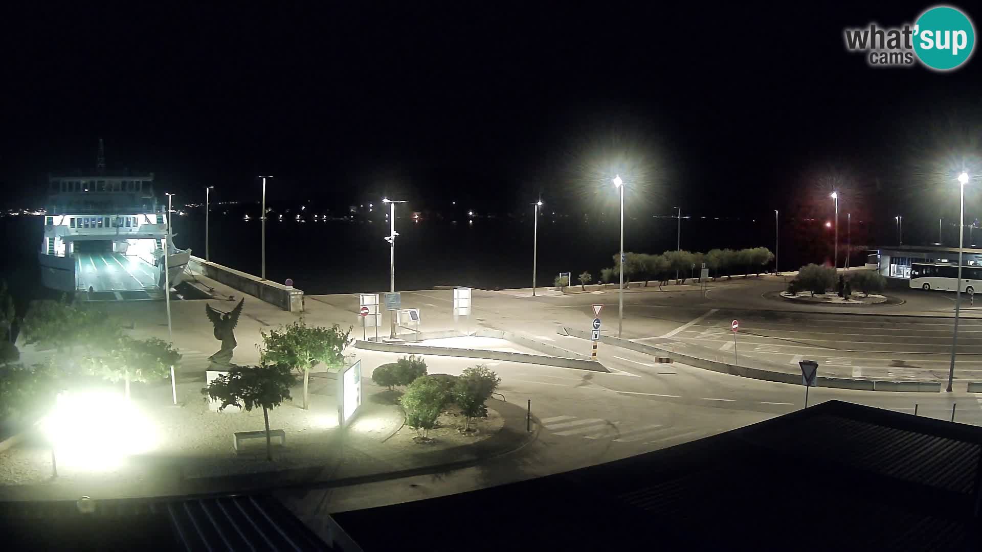 Web kamera Ugljan – Preko trajekt za Zadar