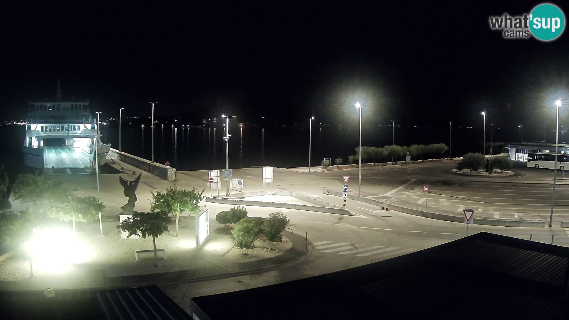 Web kamera Ugljan – Preko trajekt za Zadar