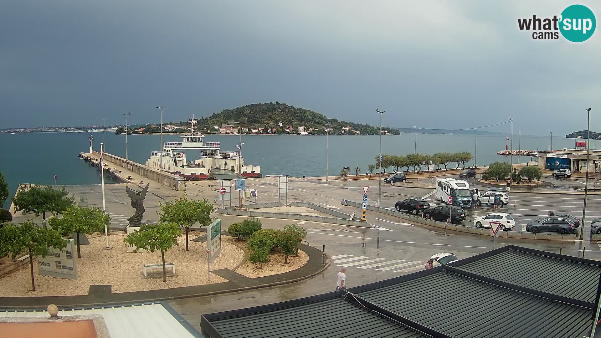Spletna kamera Ugljan – trajekt Preko – Zadar