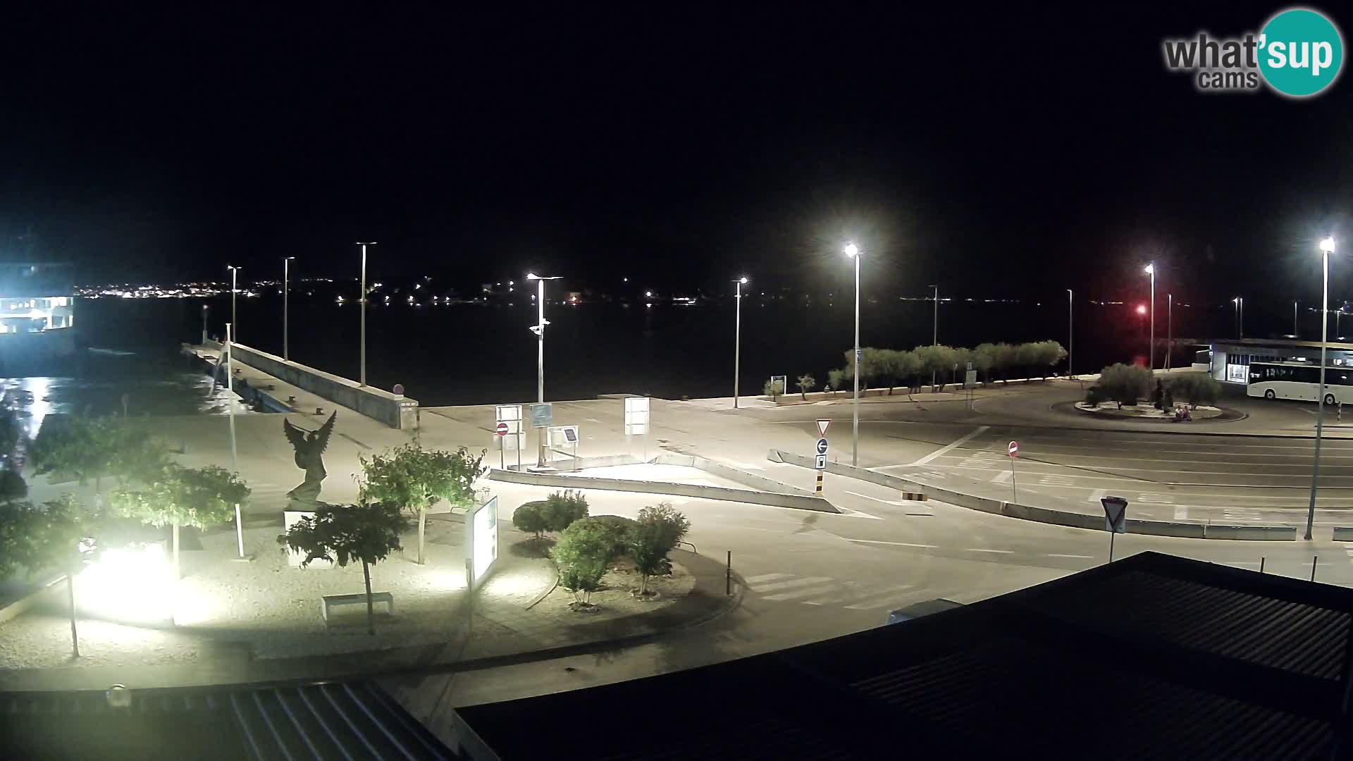 Webcam Ugliano – terminal traghetto da Preko a Zara
