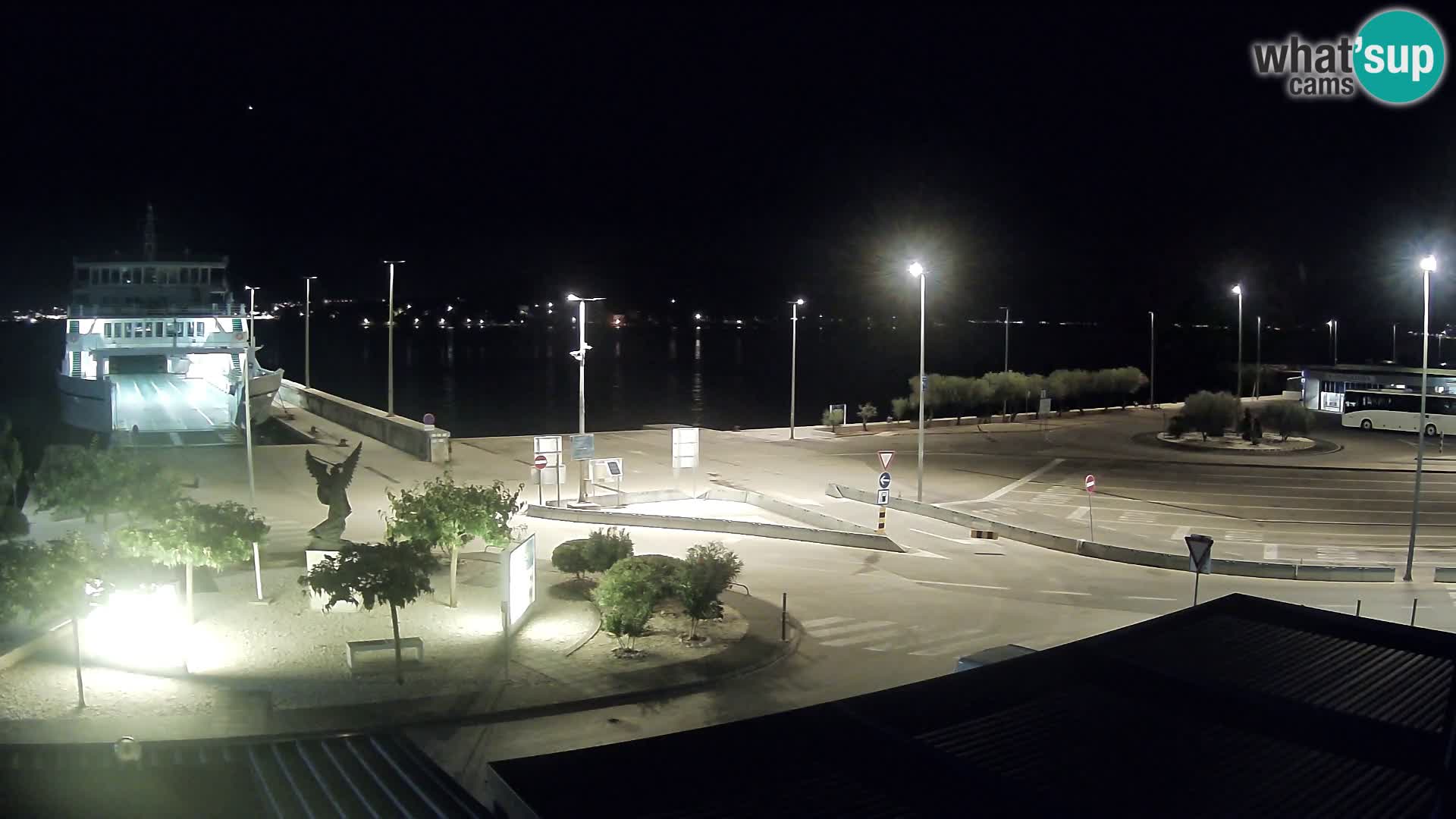 Webcam Ugliano – terminal traghetto da Preko a Zara