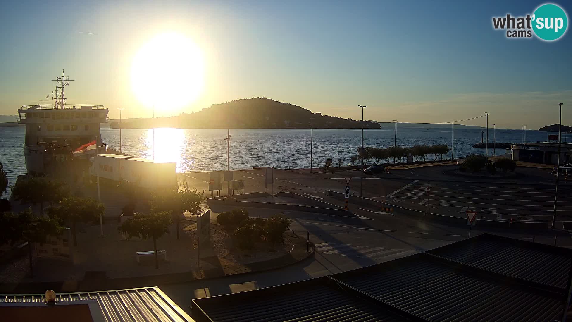 Webcam Ugliano – terminal traghetto da Preko a Zara