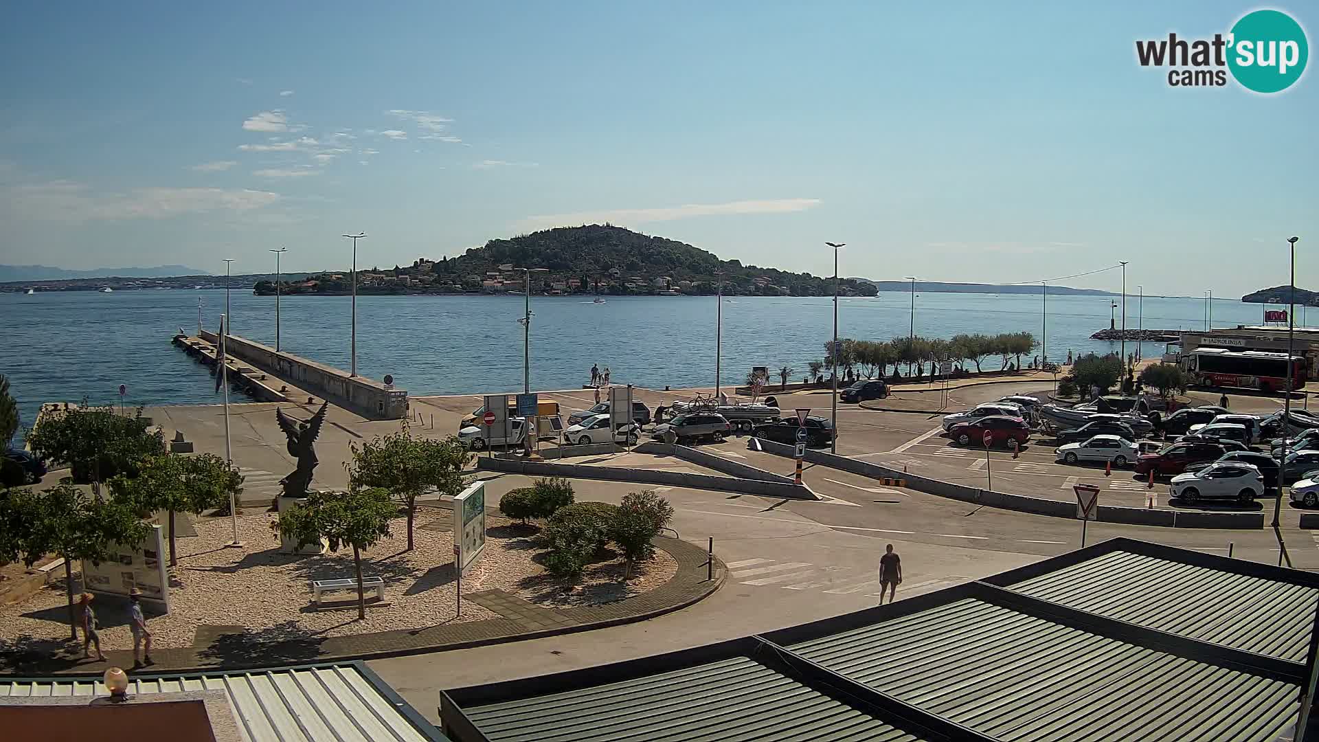 Web kamera Ugljan – Preko trajekt za Zadar
