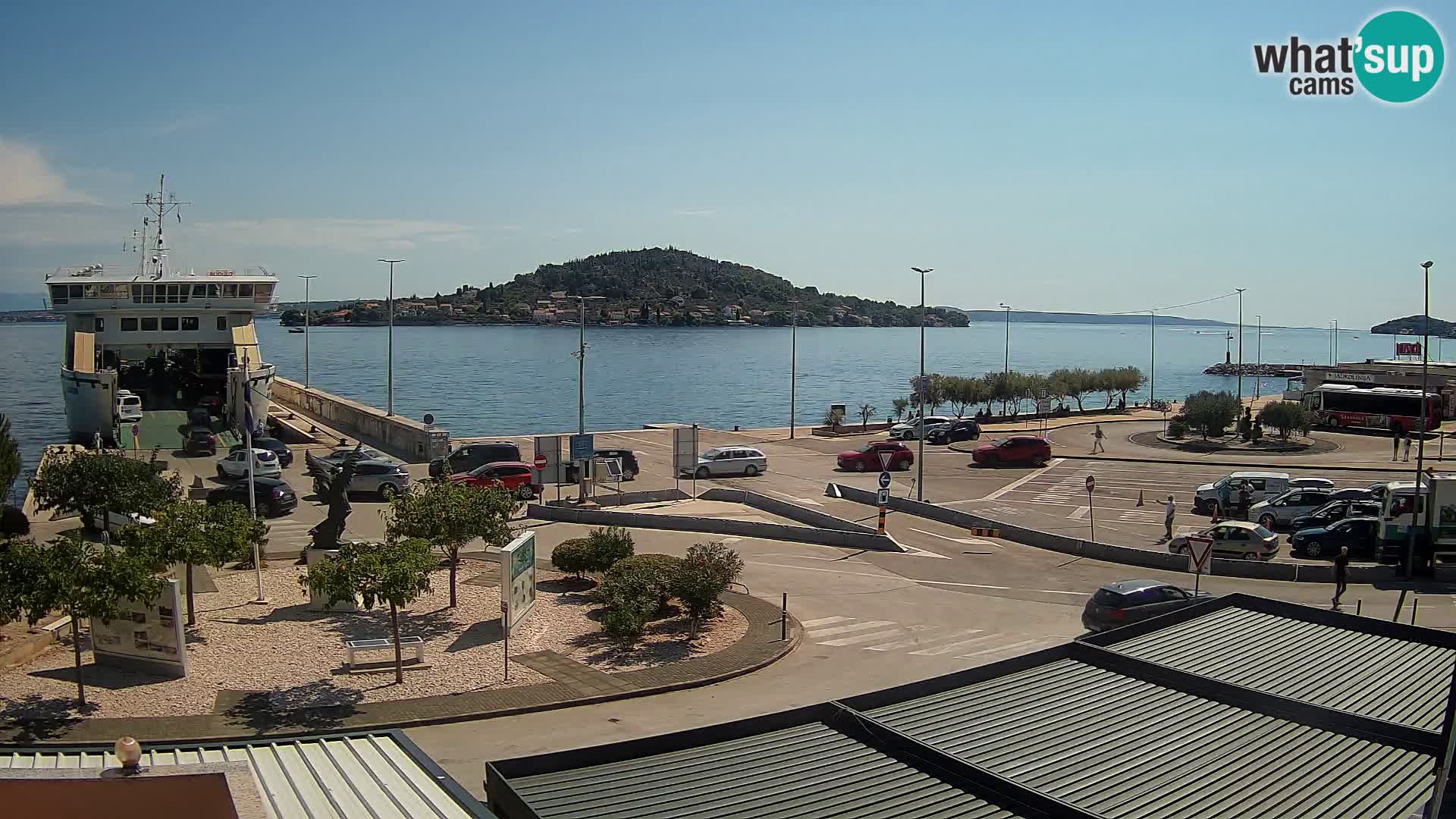Webcam Ugliano – terminal traghetto da Preko a Zara