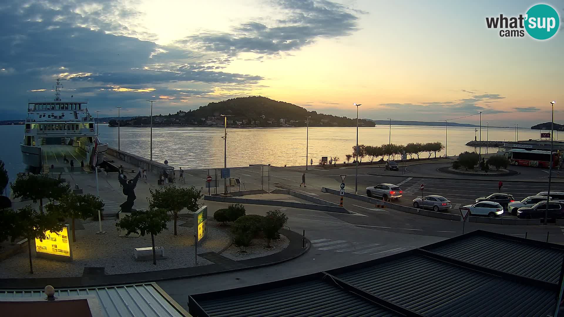 Webcam Ugliano – terminal traghetto da Preko a Zara
