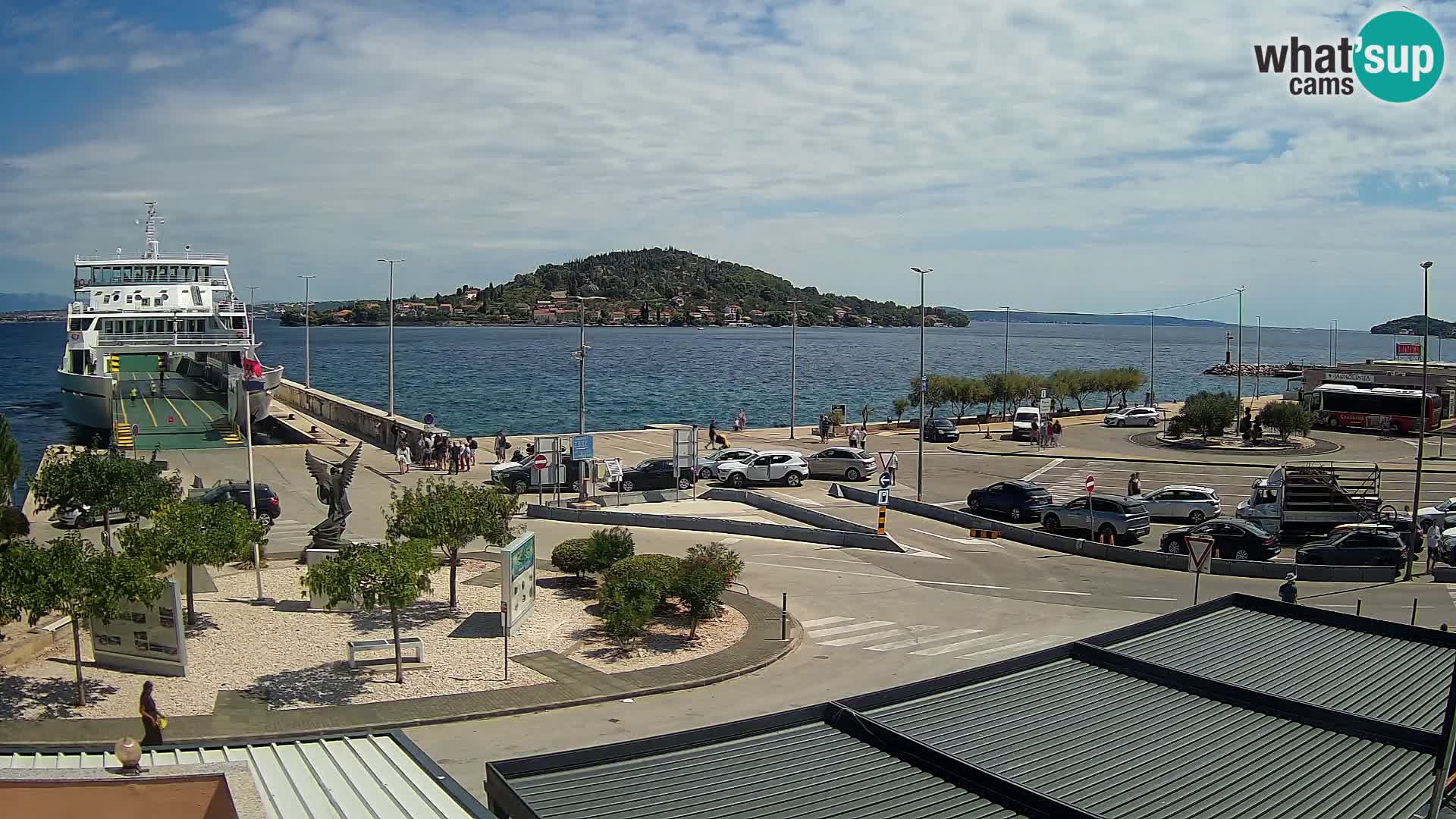 Spletna kamera Ugljan – trajekt Preko – Zadar