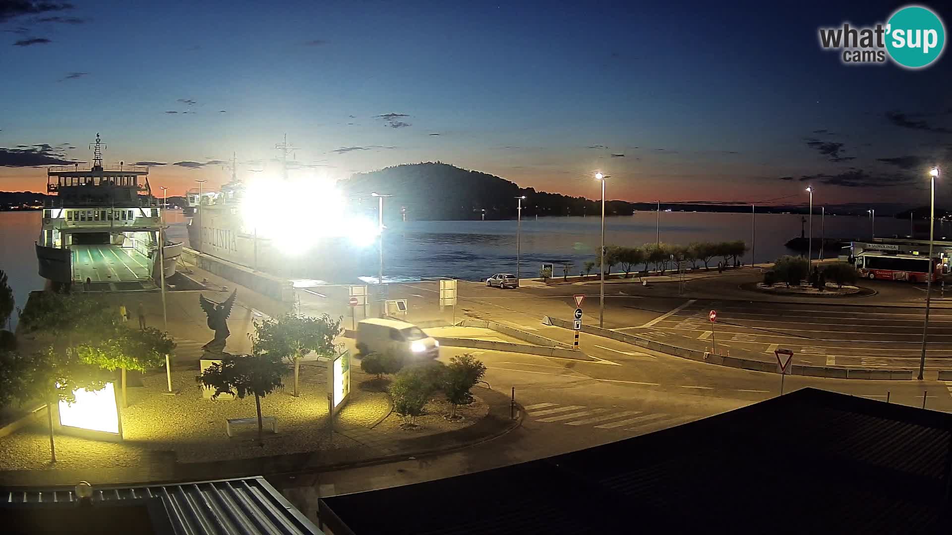 Web kamera Ugljan – Preko trajekt za Zadar
