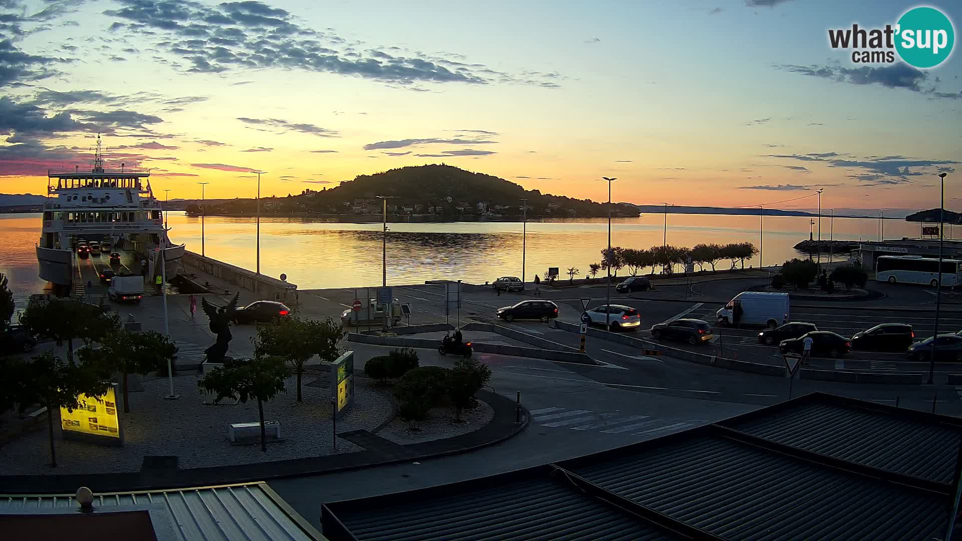 Web kamera Ugljan – Preko trajekt za Zadar