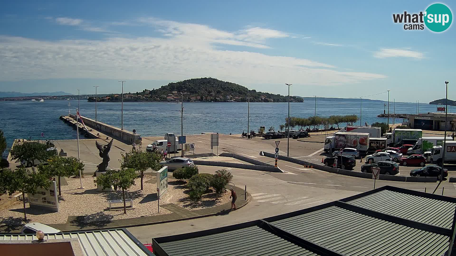 Webcam Ugljan – Preko Ferry to Zadar
