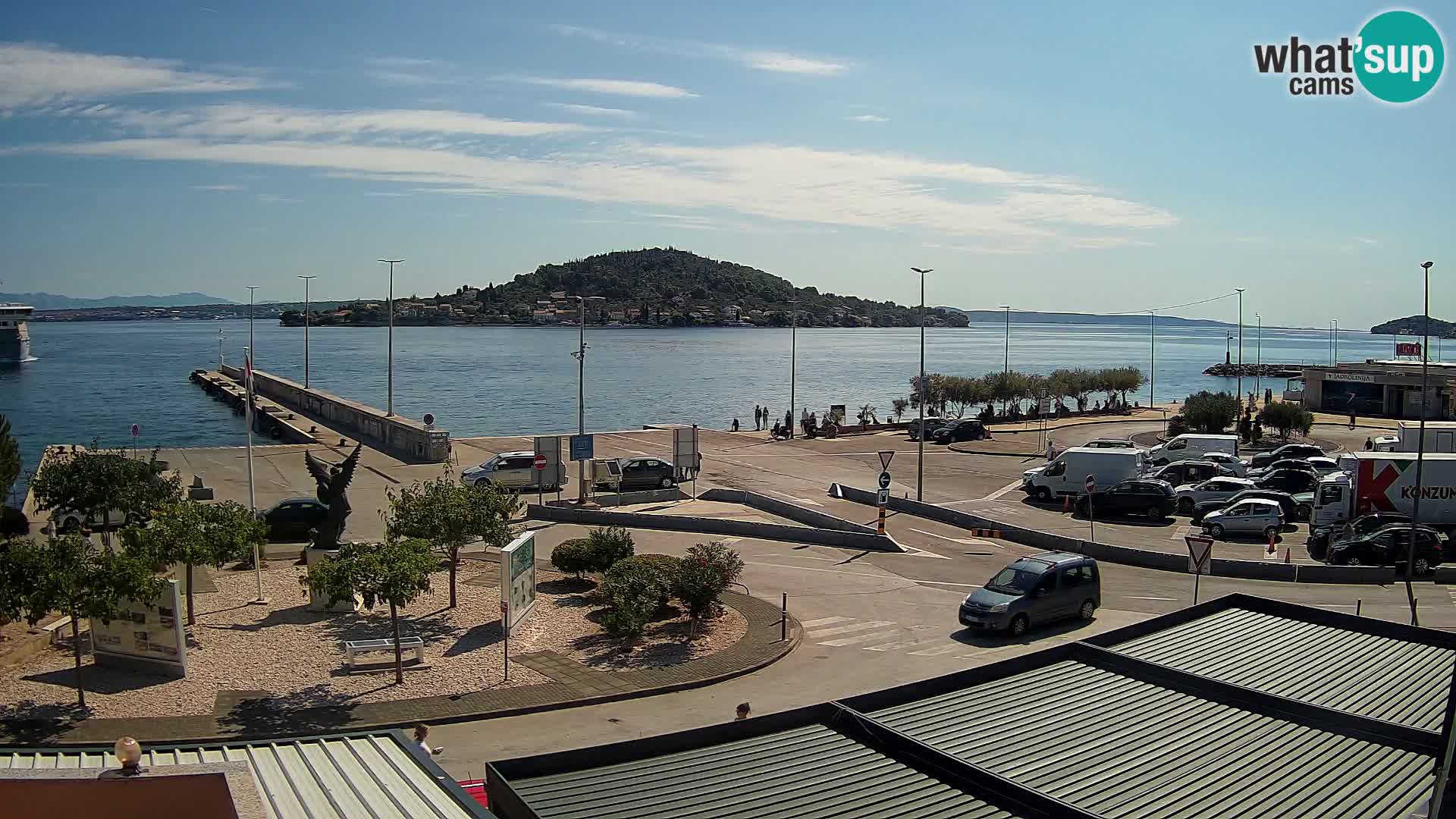Webcam Ugljan – Preko Ferry to Zadar
