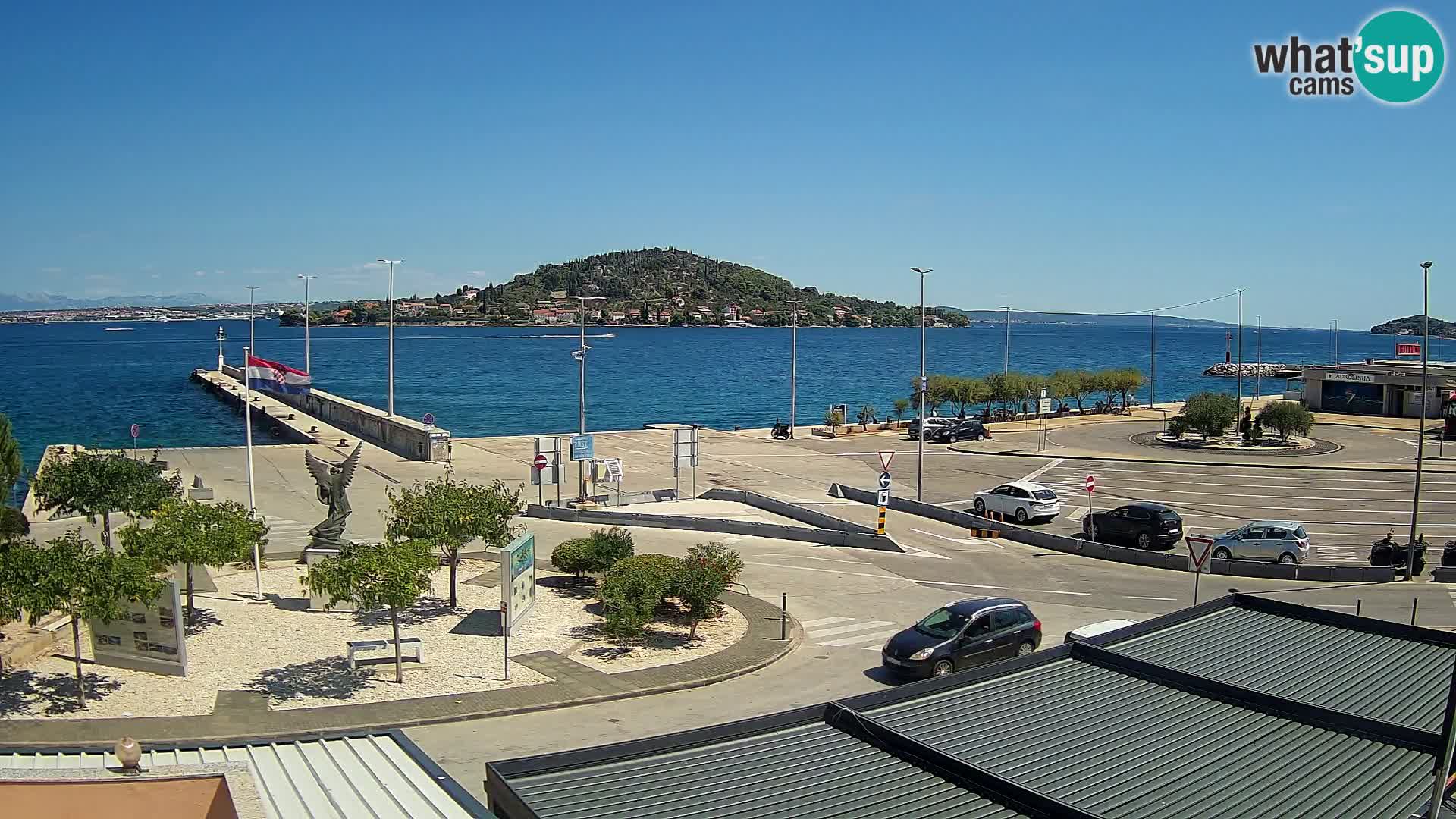 Web kamera Ugljan – Preko trajekt za Zadar