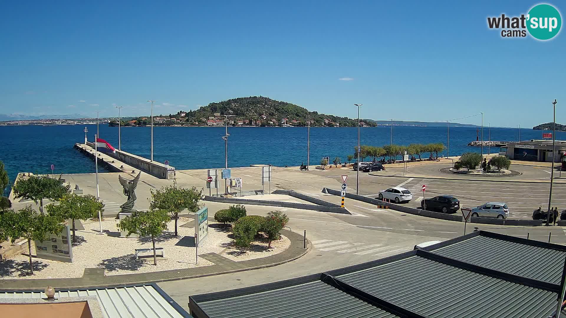 Web kamera Ugljan – Preko trajekt za Zadar