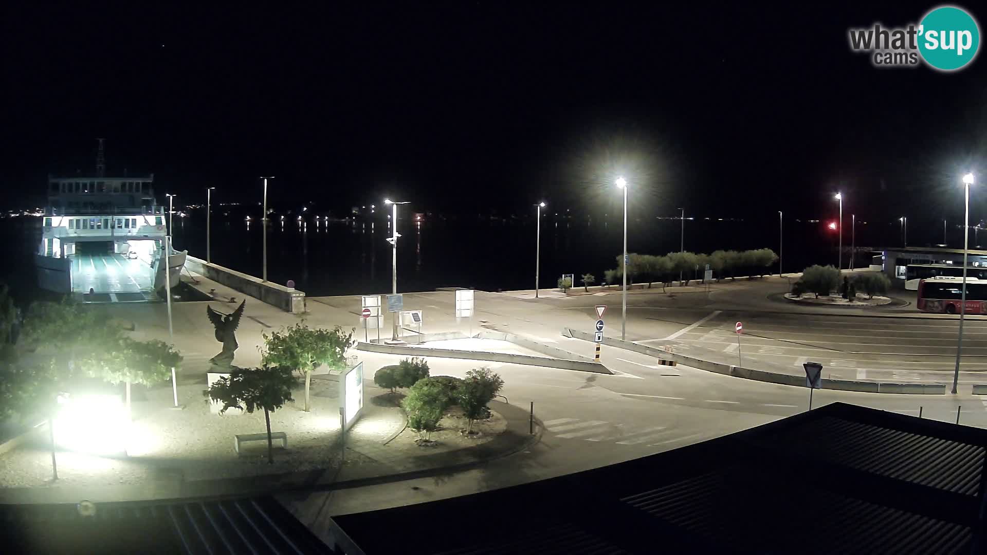 Web kamera Ugljan – Preko trajekt za Zadar