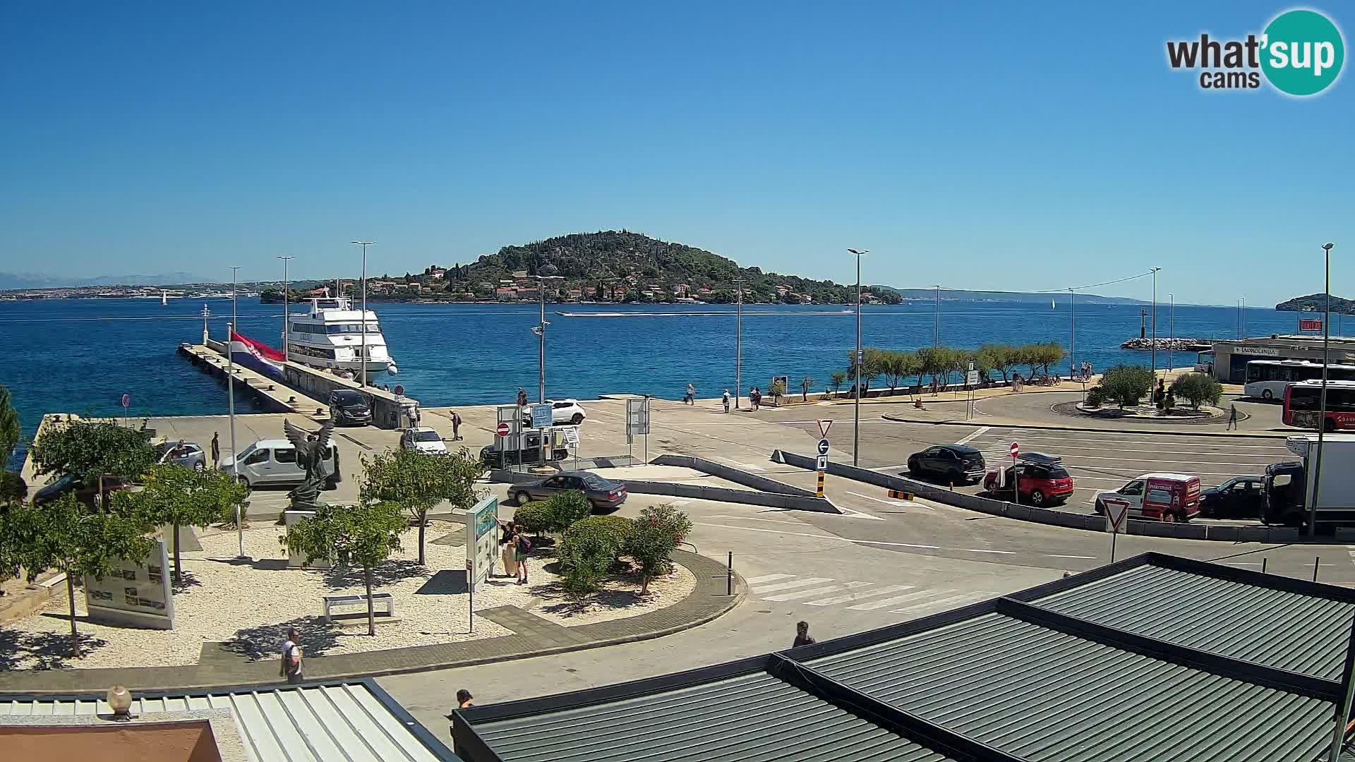 Web kamera Ugljan – Preko trajekt za Zadar