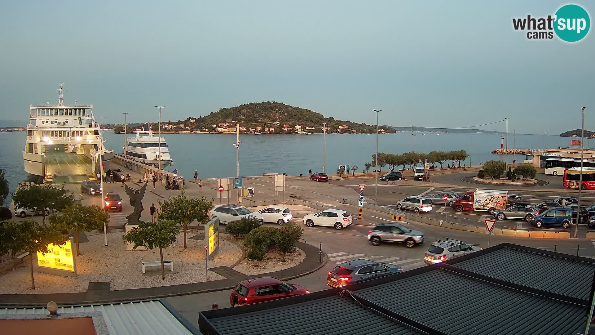 Webcam Ugliano – terminal traghetto da Preko a Zara