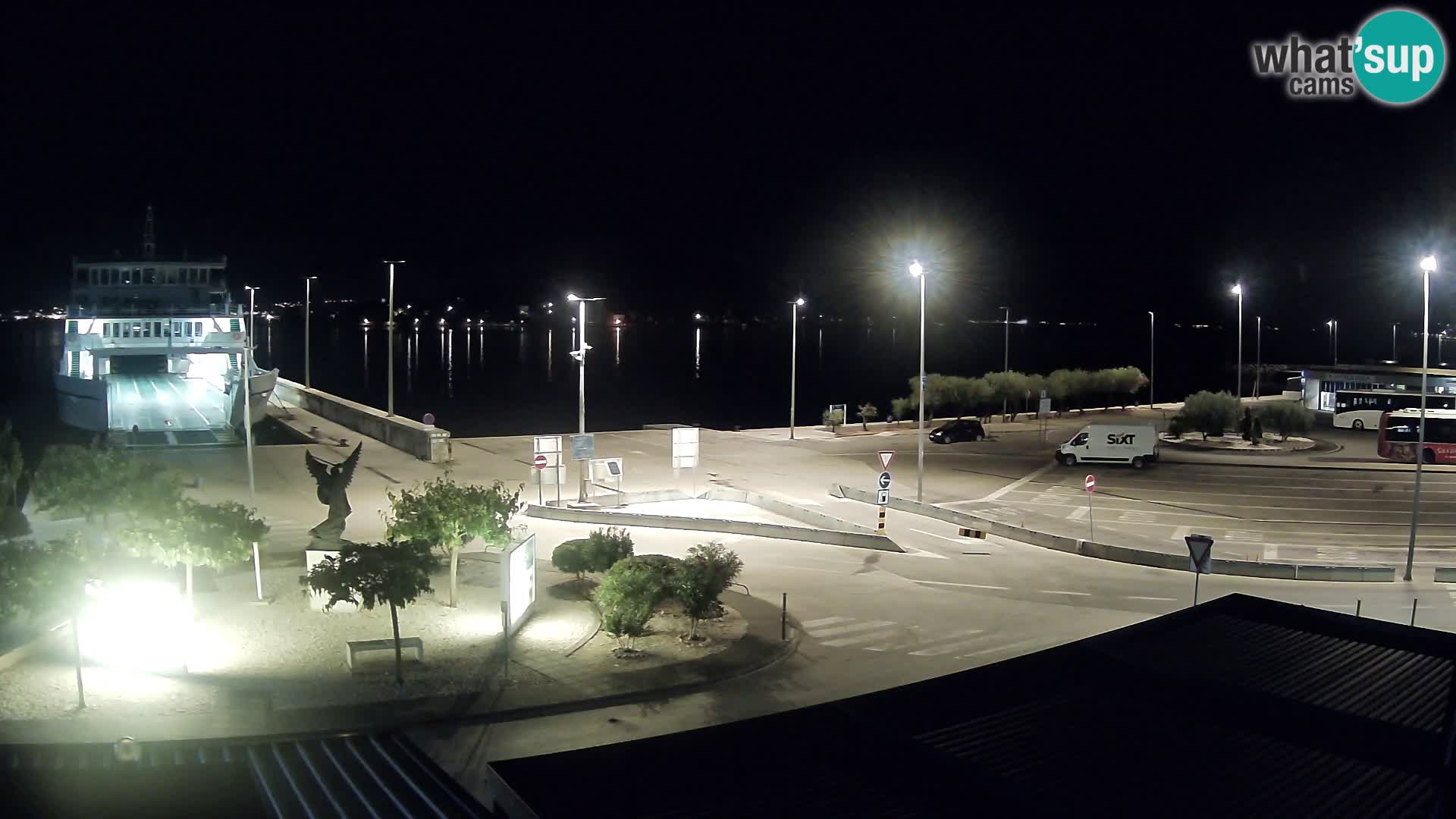 Spletna kamera Ugljan – trajekt Preko – Zadar