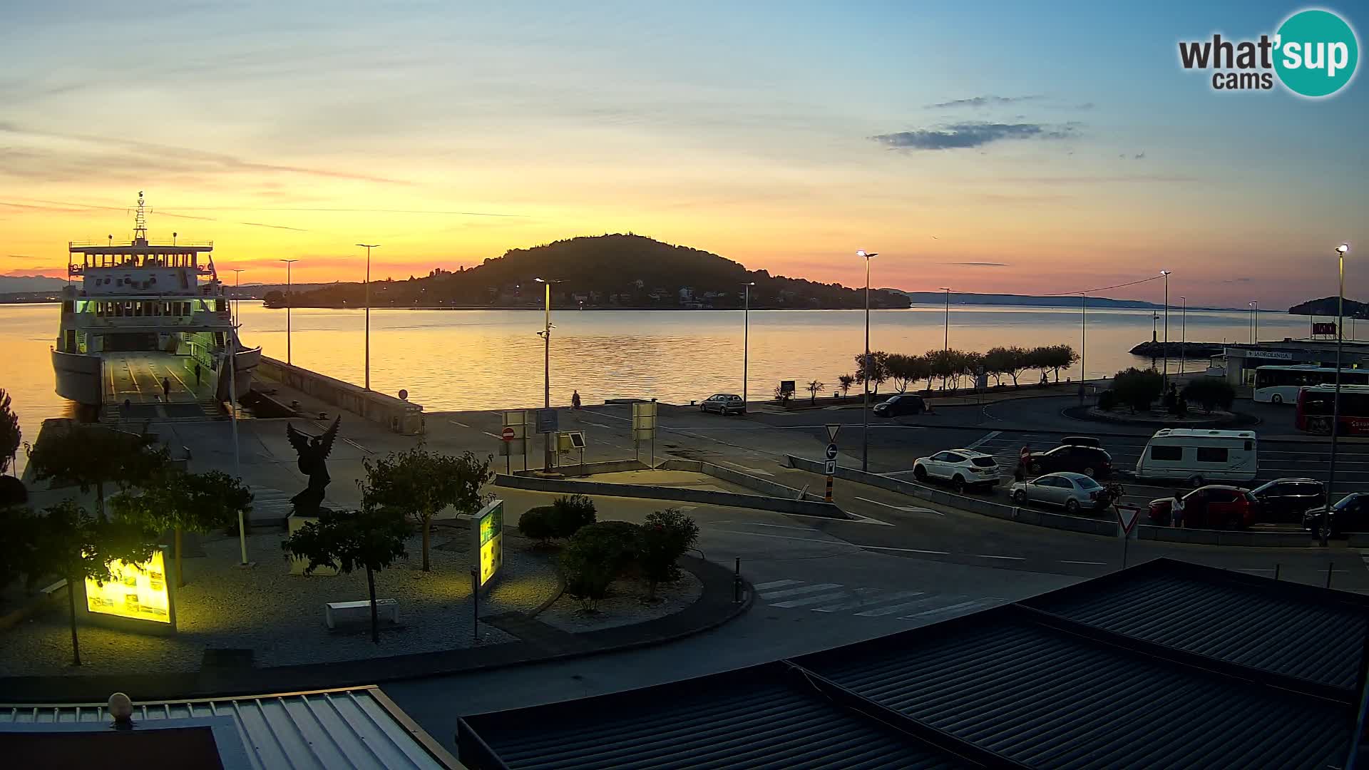 Webcam Ugljan – Preko Ferry to Zadar