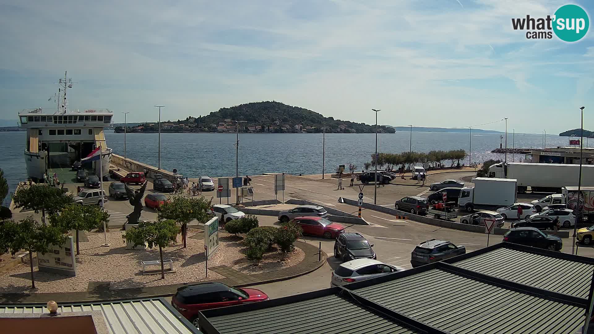Webcam Ugljan – Preko Ferry to Zadar