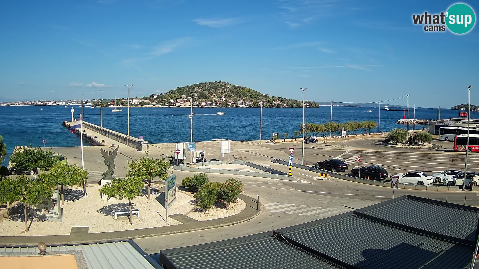 Webcam Ugliano – terminal traghetto da Preko a Zara