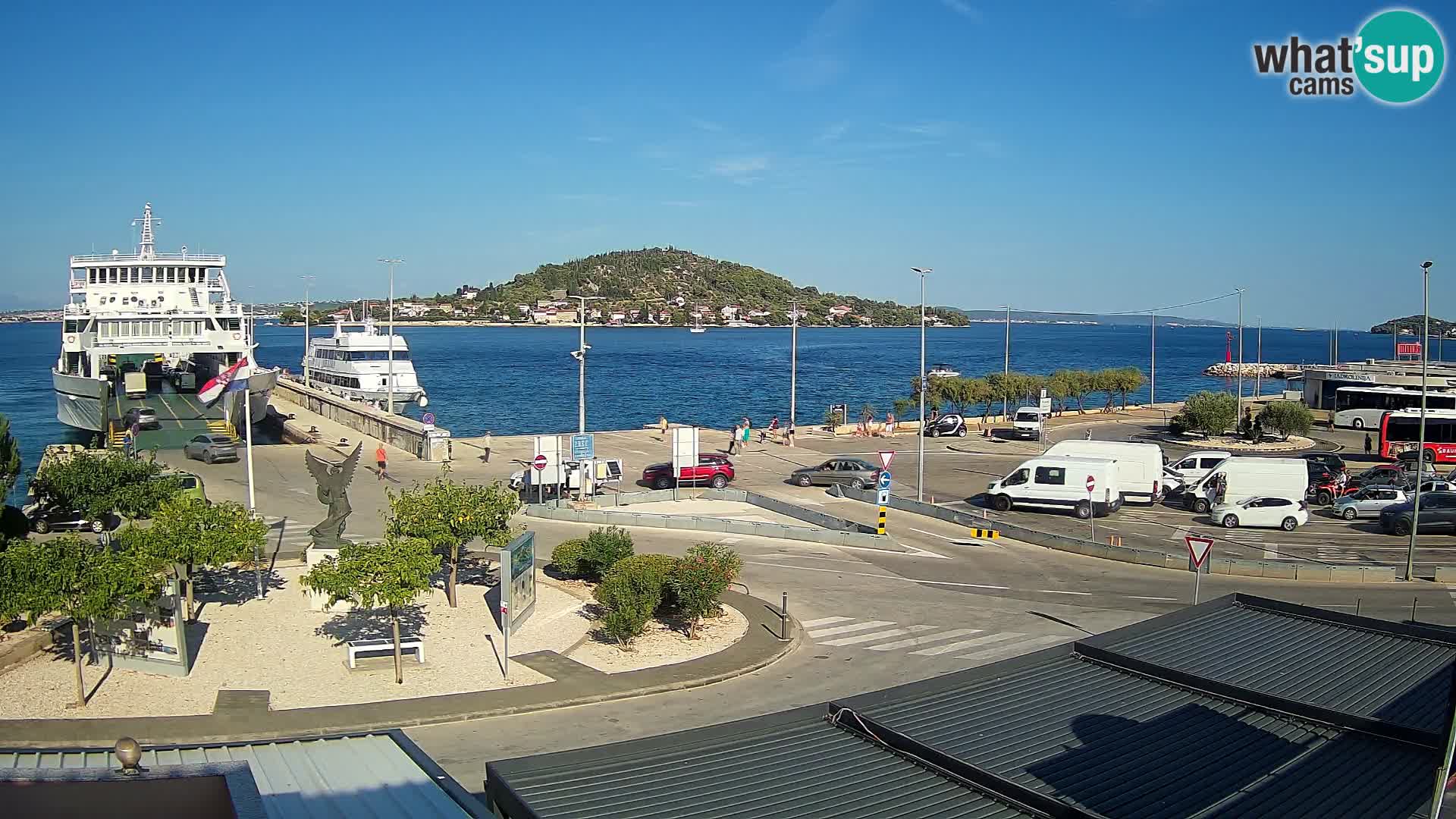 Webcam Ugliano – terminal traghetto da Preko a Zara