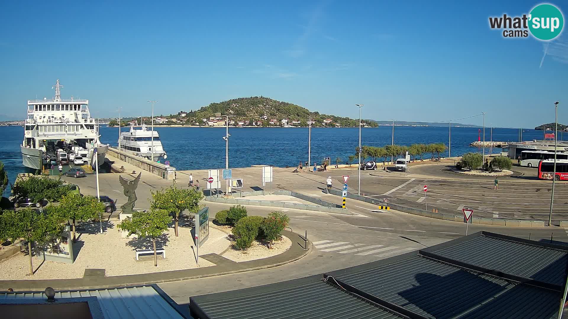 Webcam Ugliano – terminal traghetto da Preko a Zara