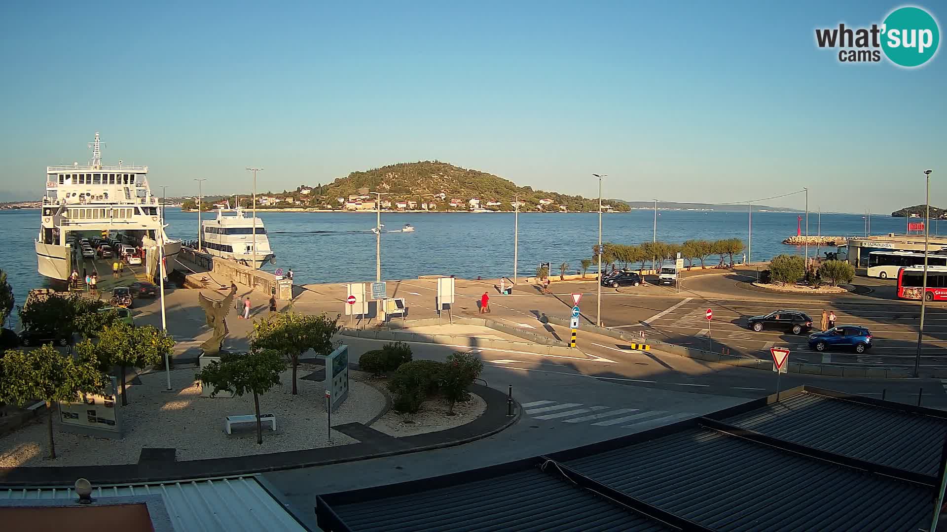 Webcam Ugliano – terminal traghetto da Preko a Zara