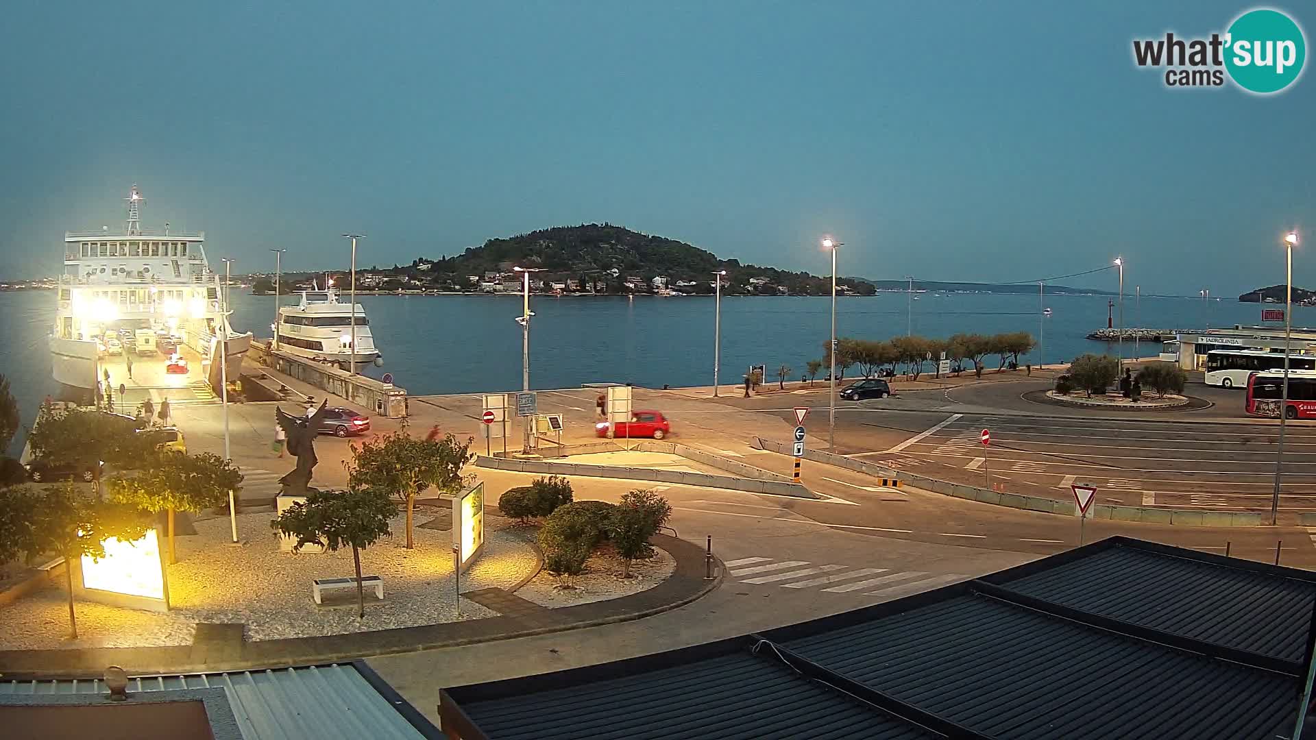 Webcam Ugljan – Preko Ferry to Zadar