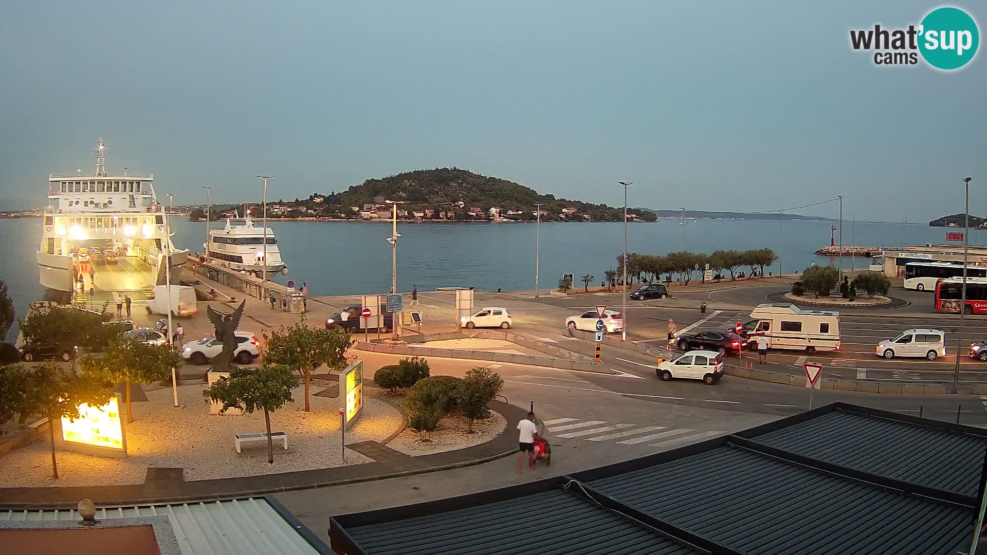 Webcam Ugljan – Preko Ferry to Zadar