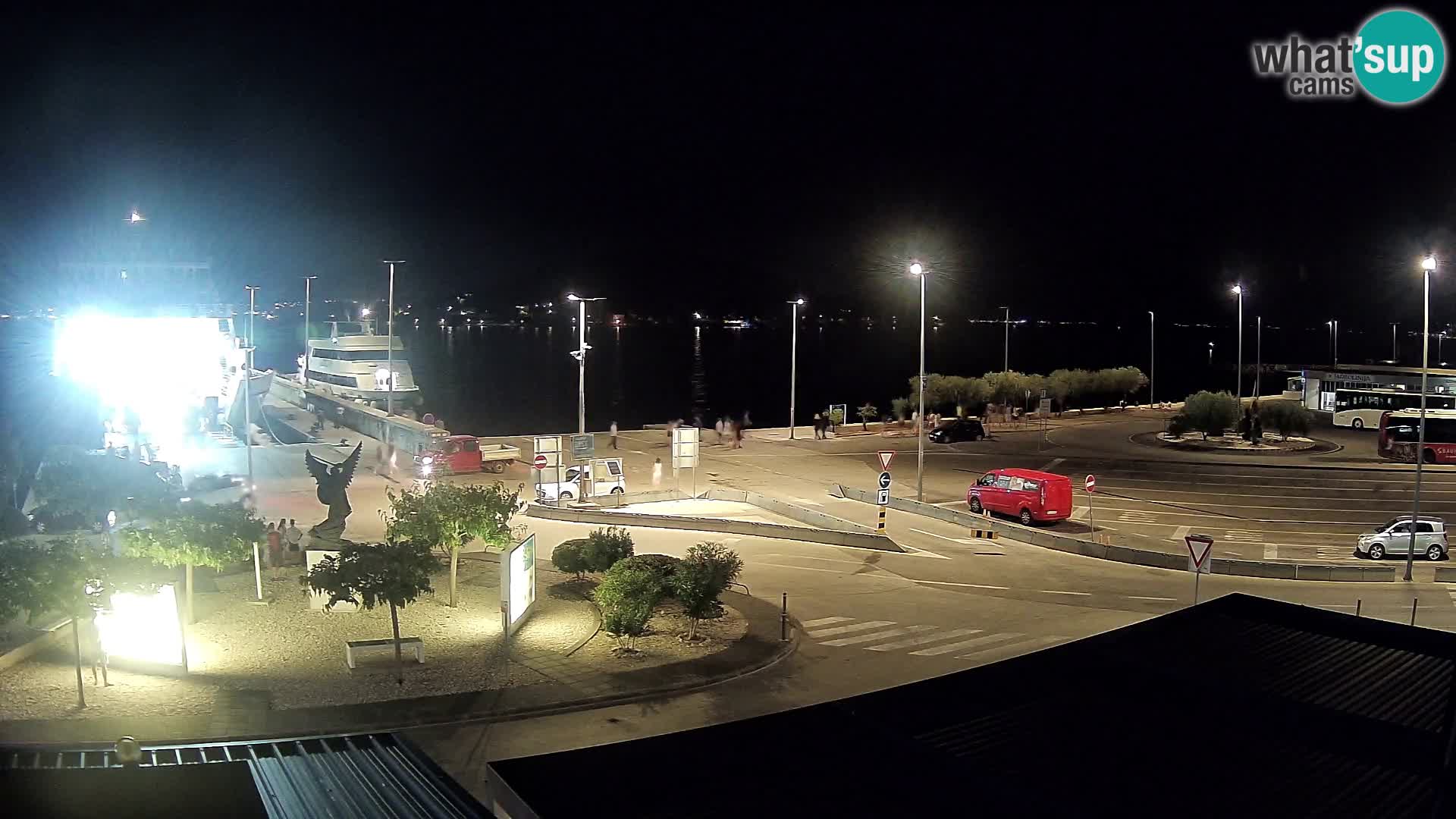 Webcam Ugliano – terminal traghetto da Preko a Zara